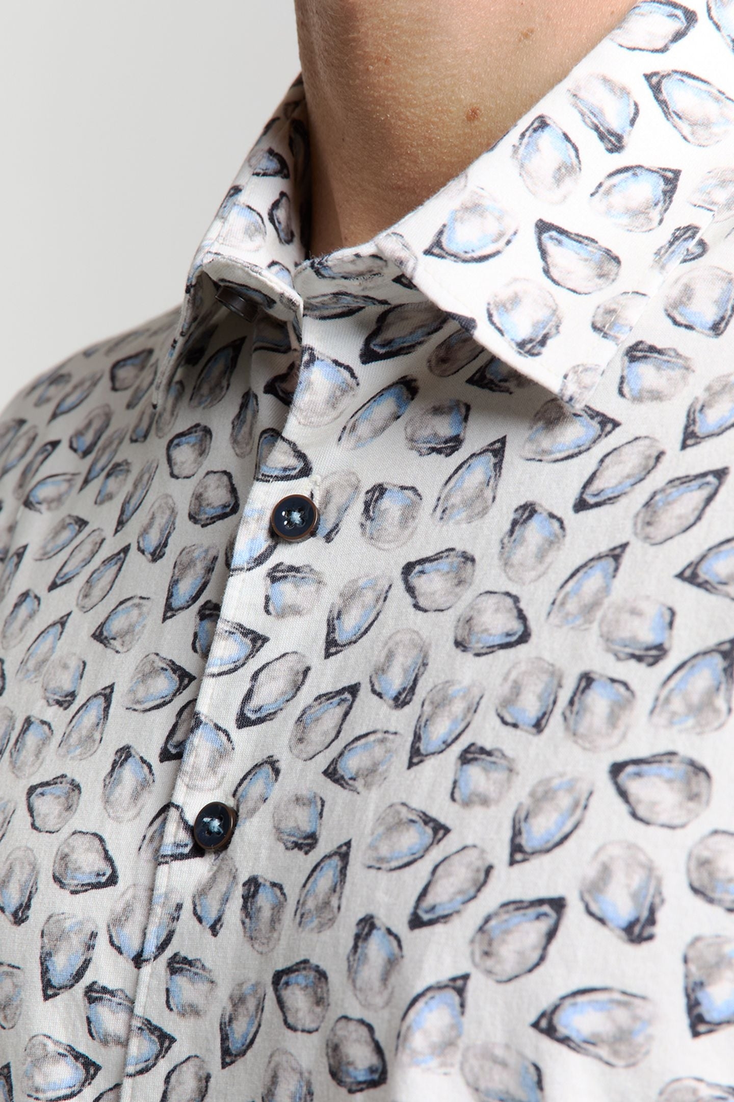 SHIRT SHORT SLEEVE JERSEY ALLOVER PRINTED OFFWHITE 6