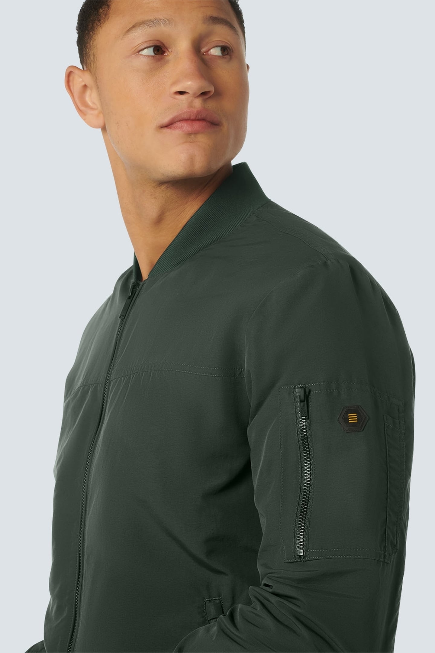 JACKET SHORT FIT BOMBER DARK STEEL 7