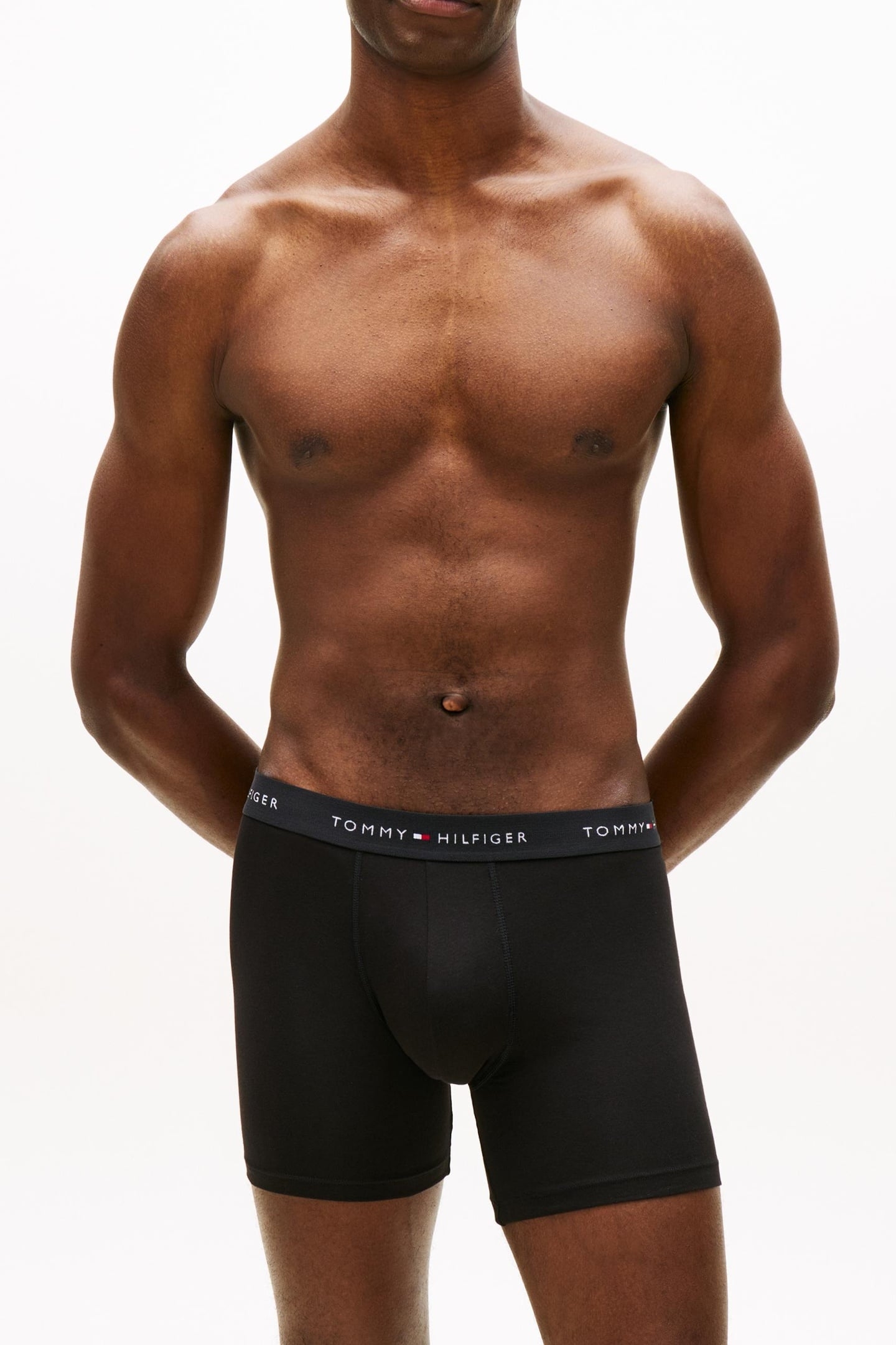 5-PACK WAISTBAND BOXER BRIEFS BLACK 4