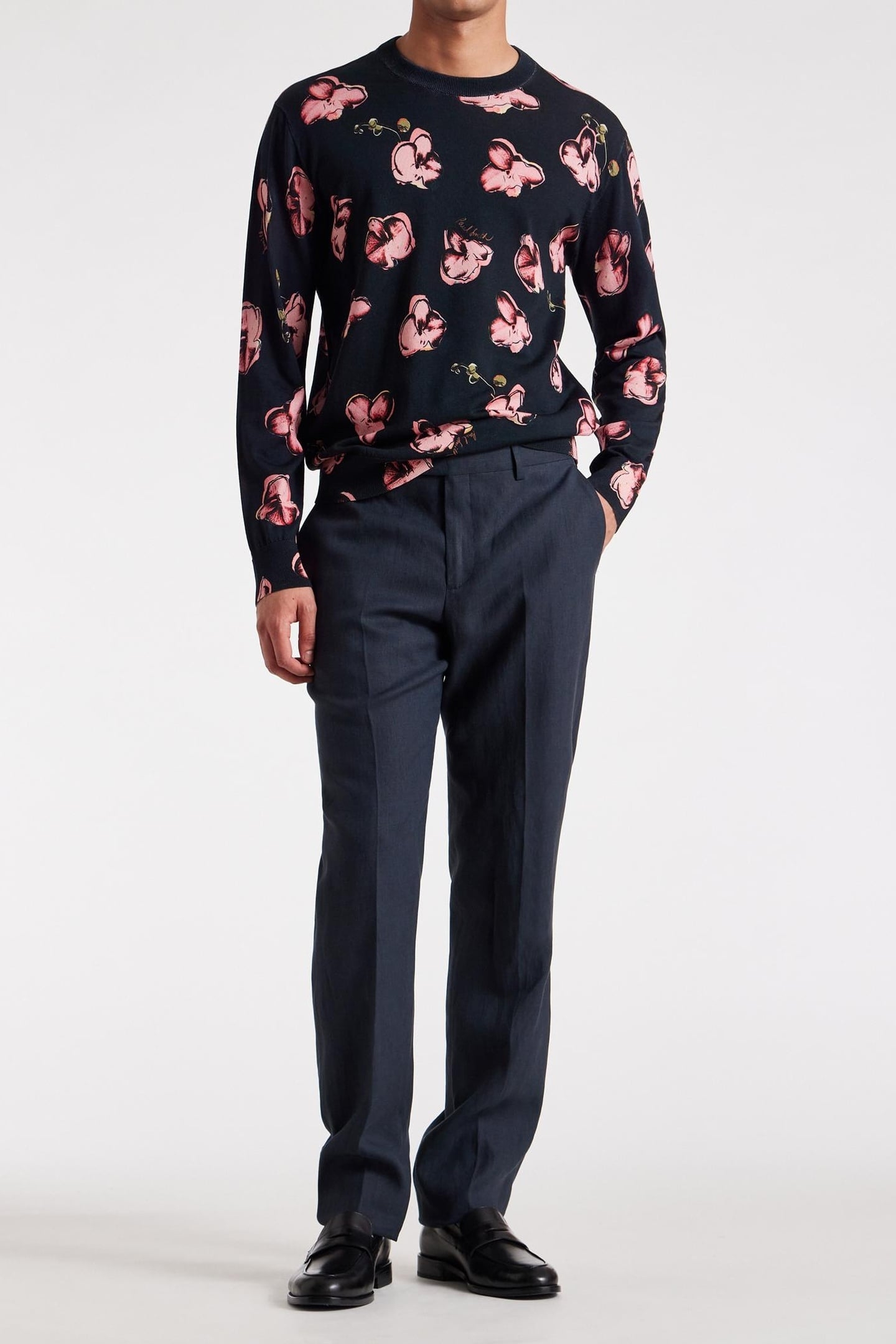 SWEATER CREW NECK ANTHRACITE 2