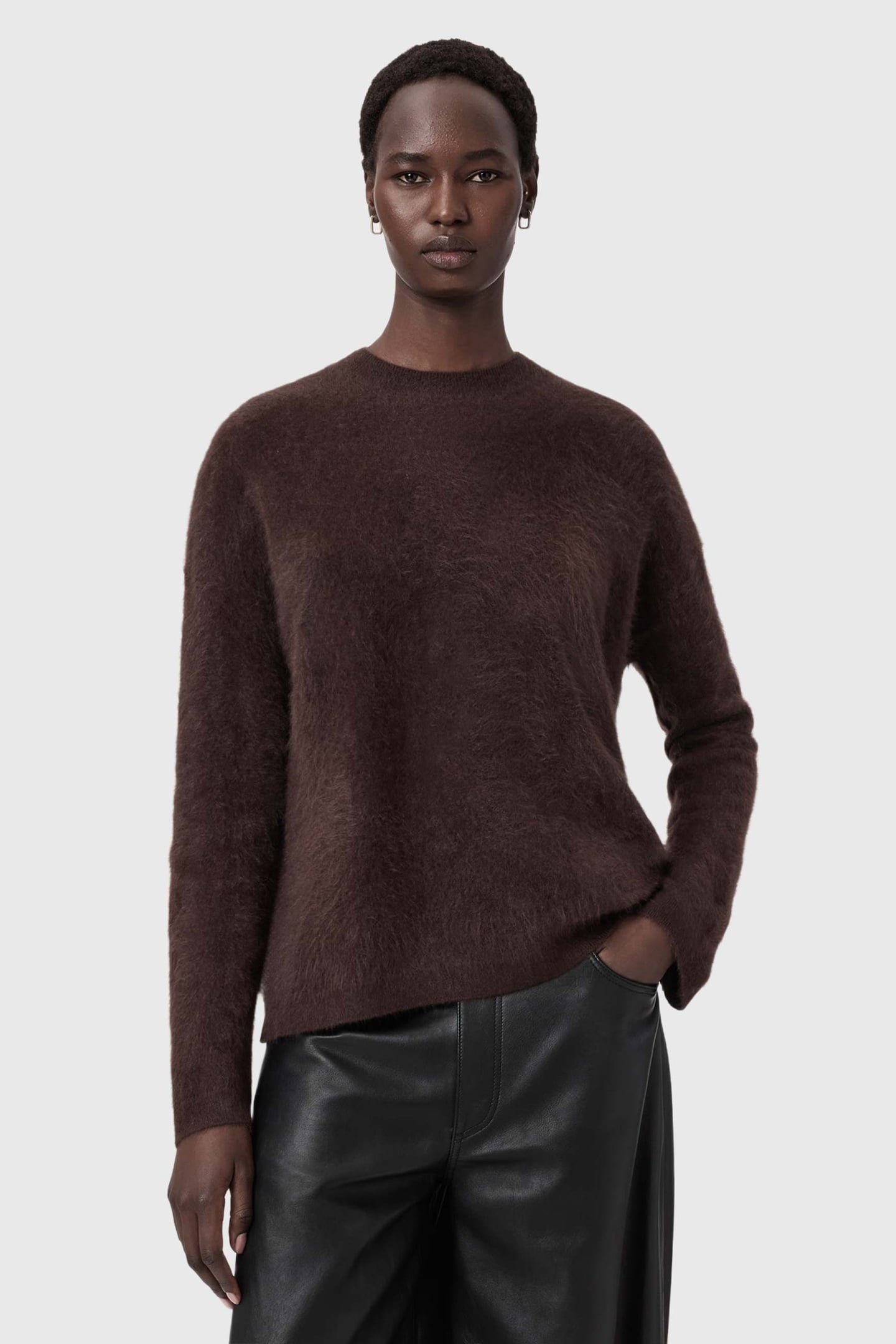 REBEL CREW NECK OXBLOOD RED 6