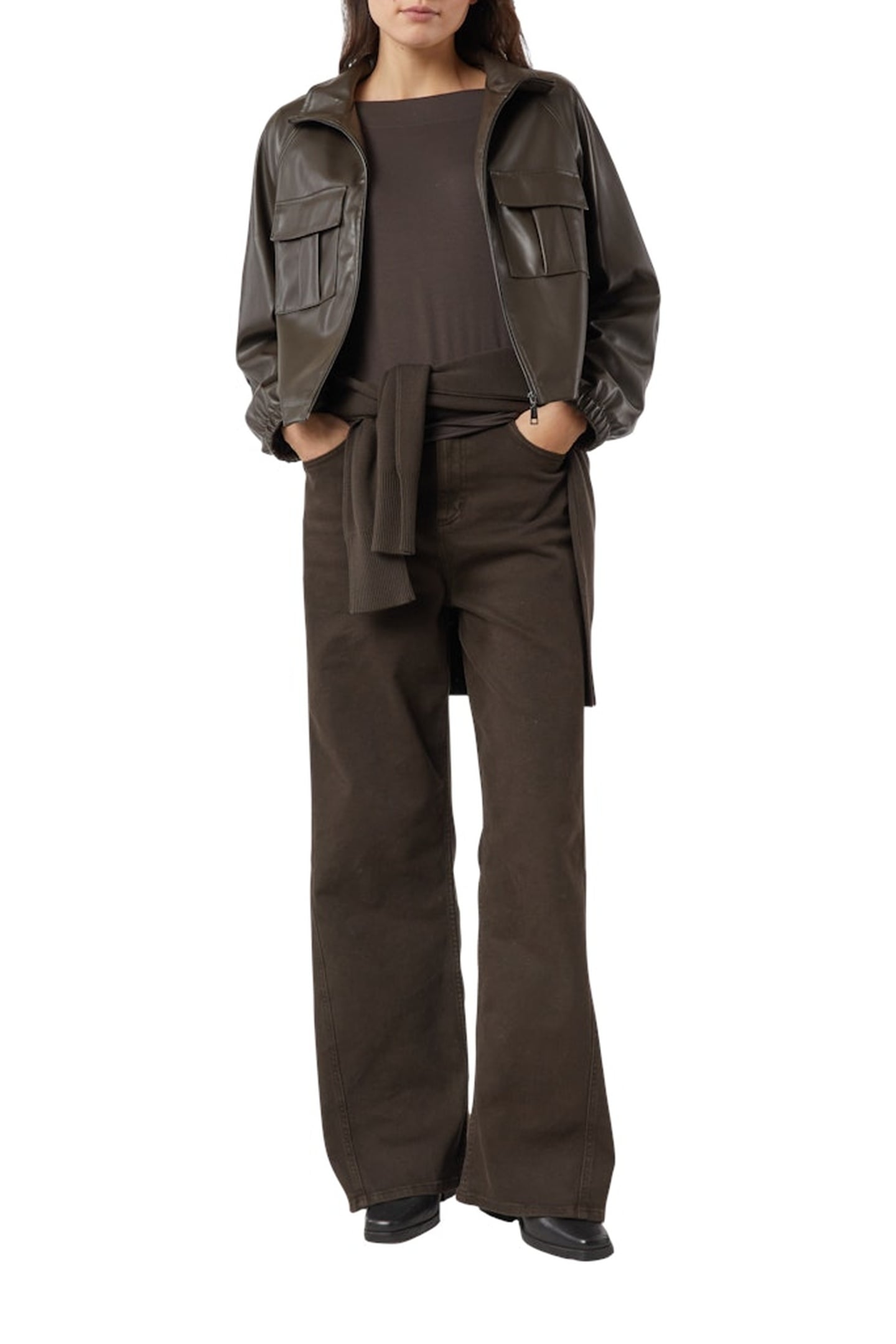 COMMA T-SHIRTS BROWN 2