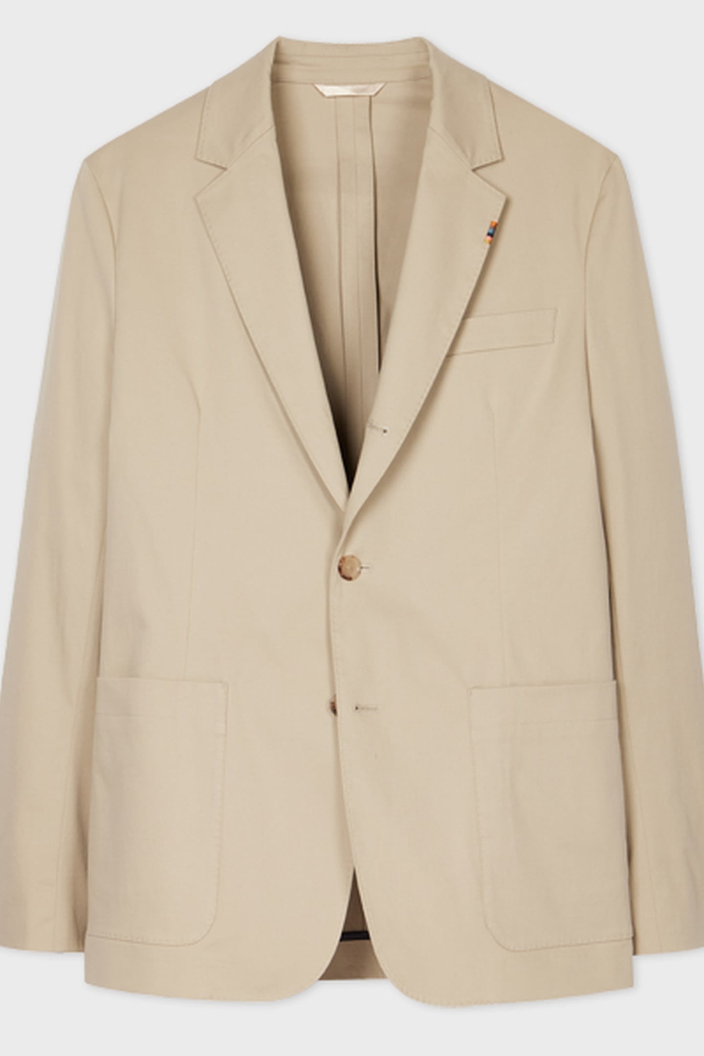 2BTN SB JACKET KHAKI 6