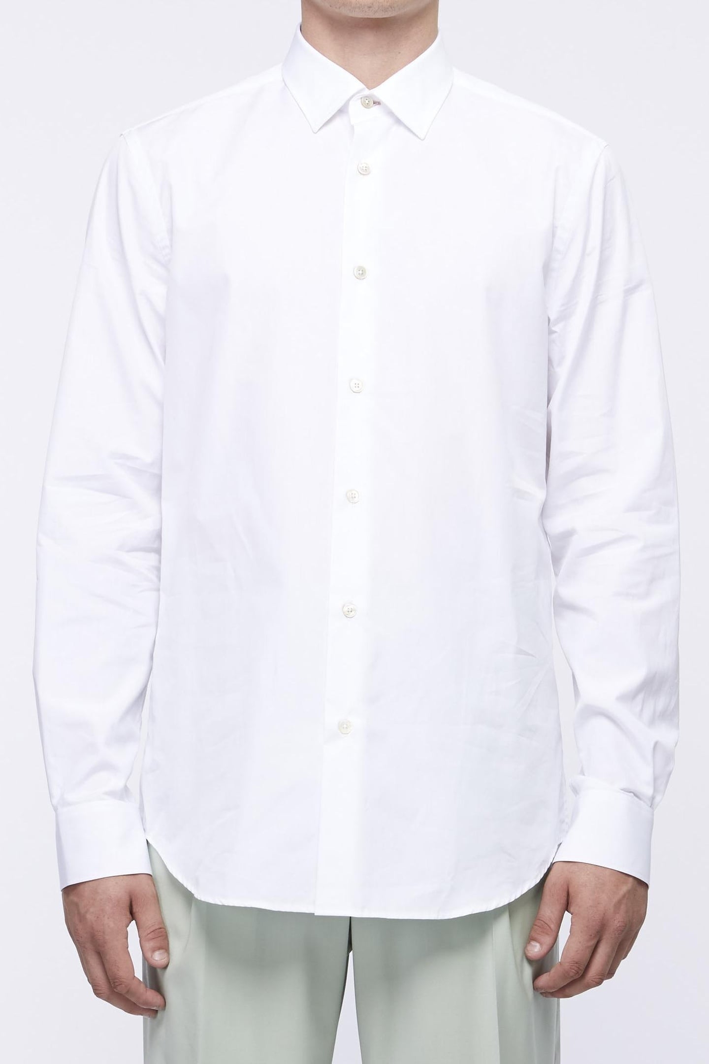 GENTS S/C TAILORED SHIRT WHITE 1