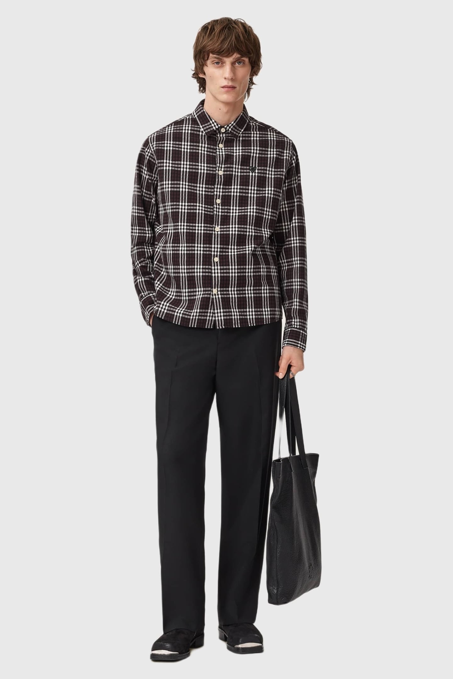 SANTIAGO LS SHIRT BROWN 6