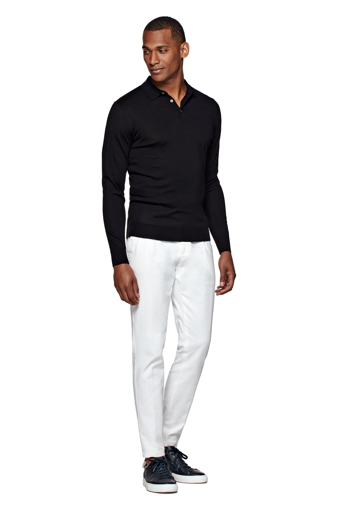 LS POLO BLACK BLACK 1