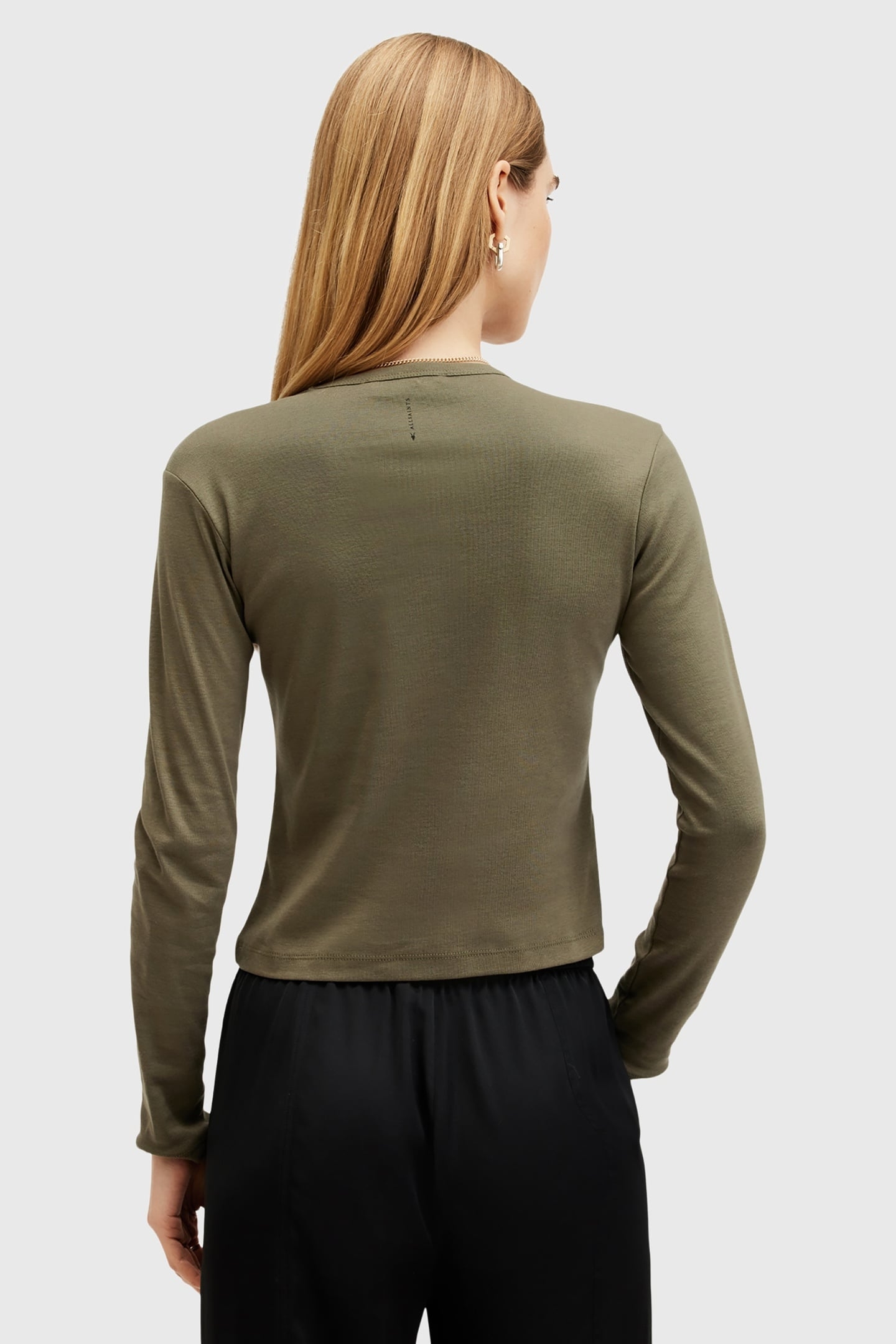 STEVIE LS TEE TARMAC GREEN 4