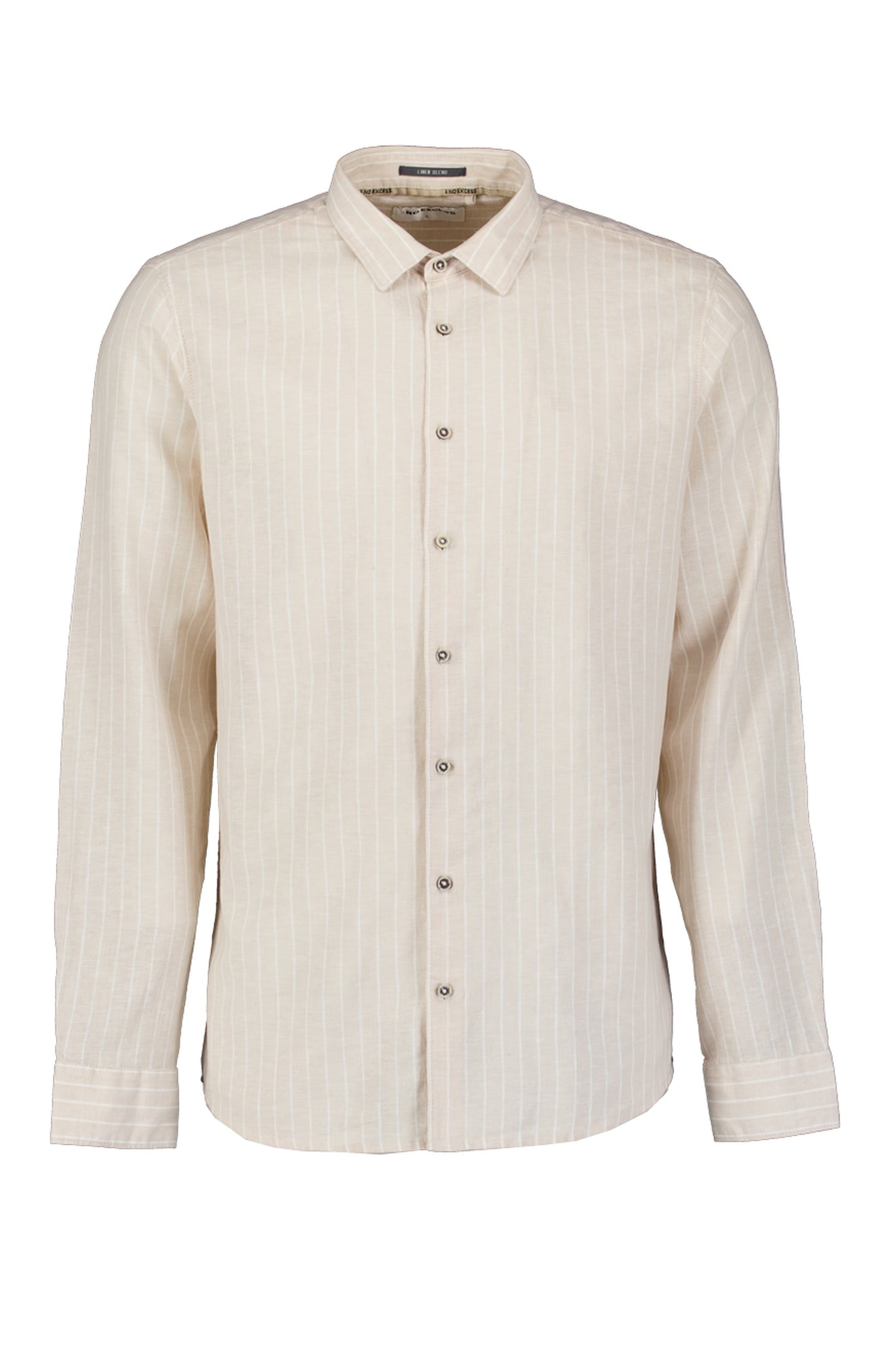 SHIRT STRIPE WITH LINEN DESERT 1