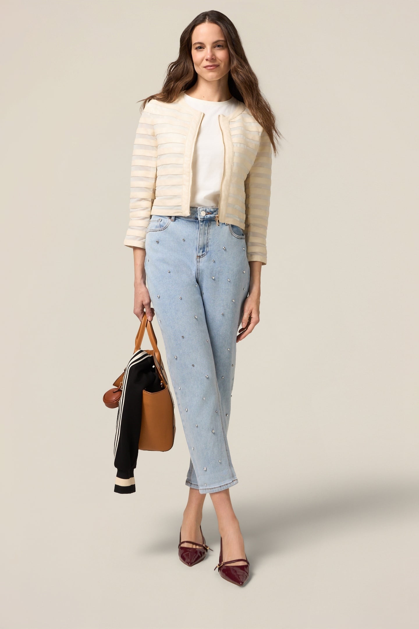 BOYFIT JEANS WITH PATCH POCKETS LIGHT BLUE 1