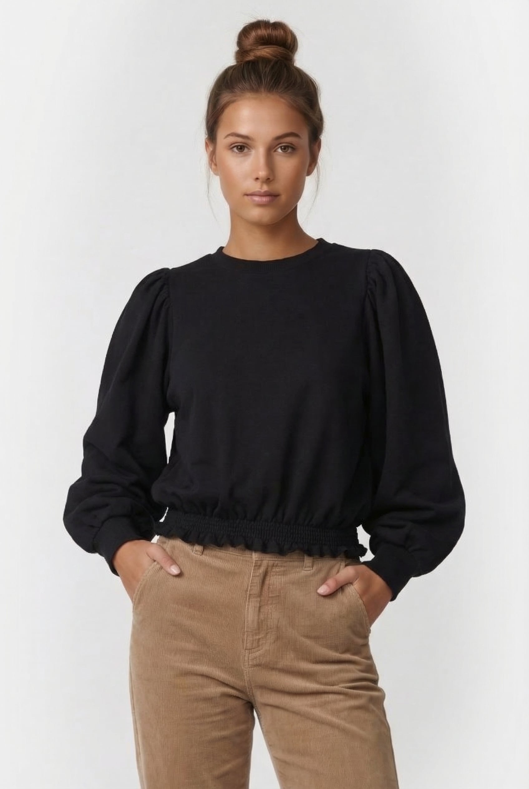 MERVE SWEATER DEEP BLACK 1