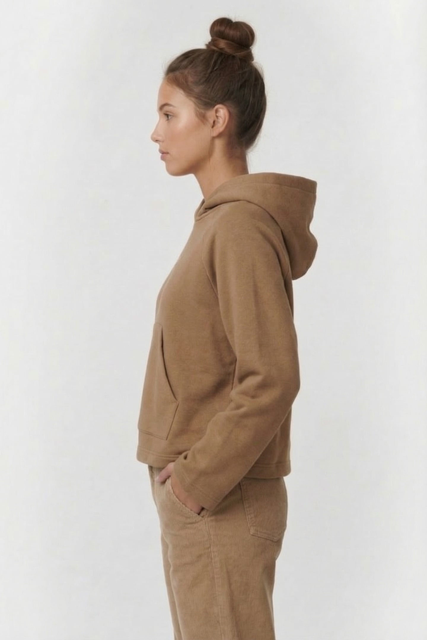 HOODY WITH LOGO T-SHIRTS NUTMEG 3