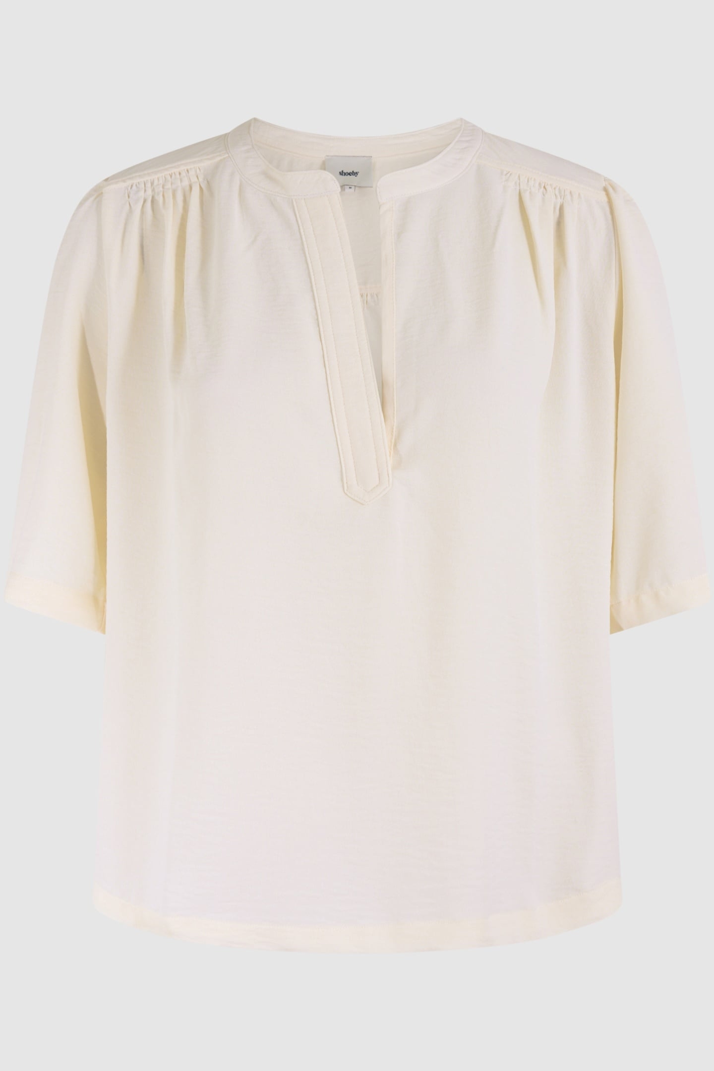 LA-SBTWIST SHORT SLEEVE TOP OFFWHITE 4