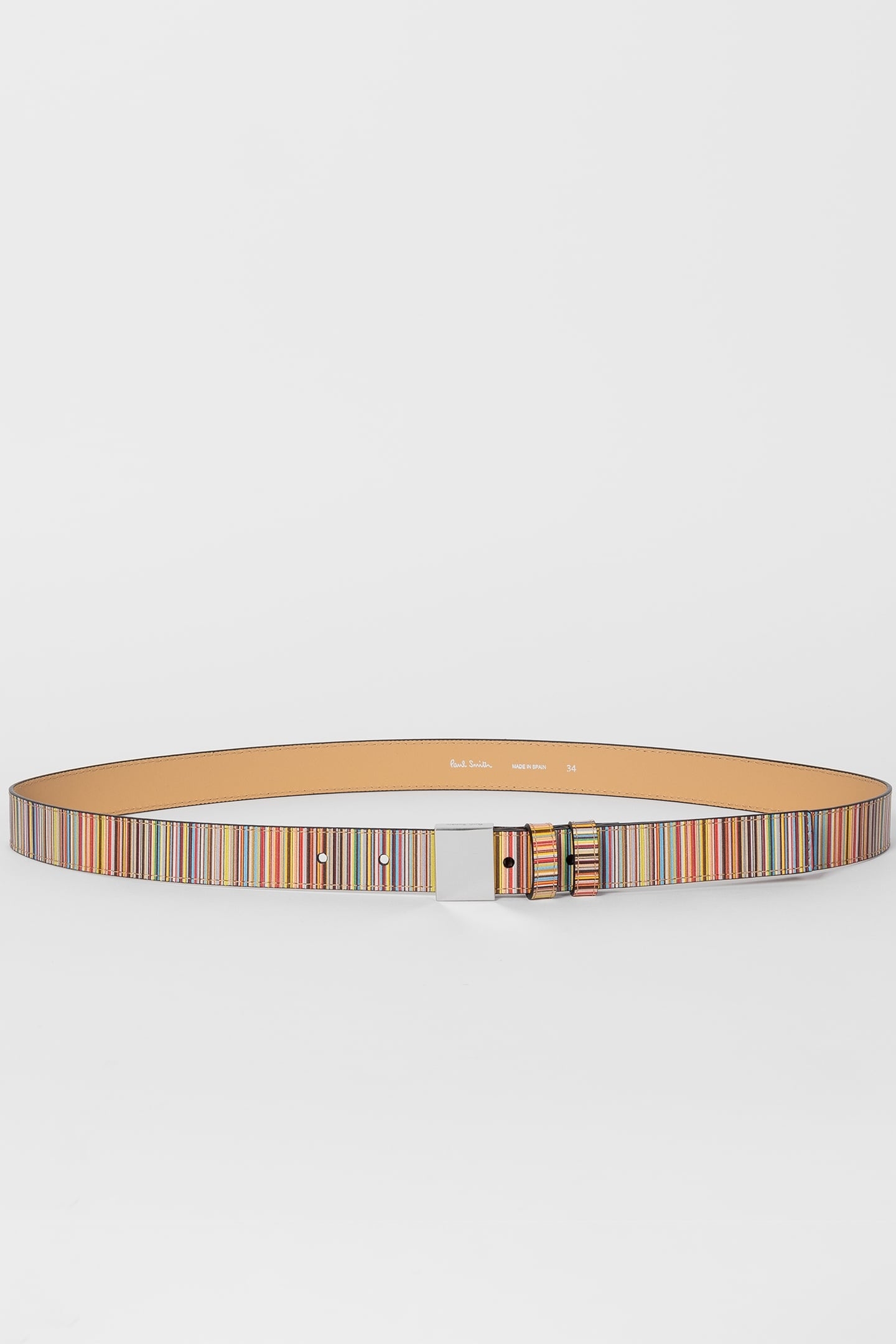 BELT MULTISTRIPE LEATHER MULTI COLOURED 1
