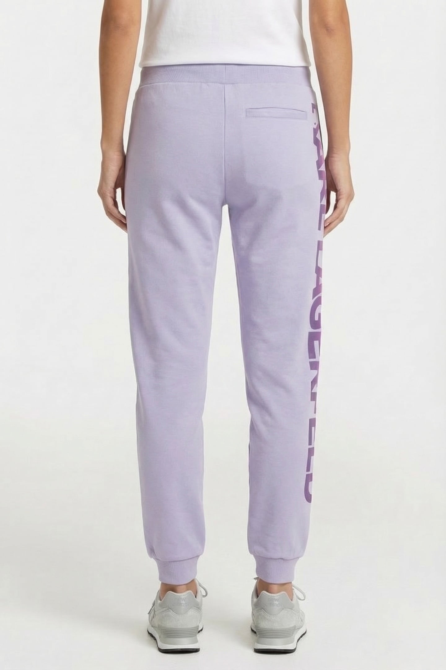 LAVENDER BIG LOGO SWEAT PANTS 2