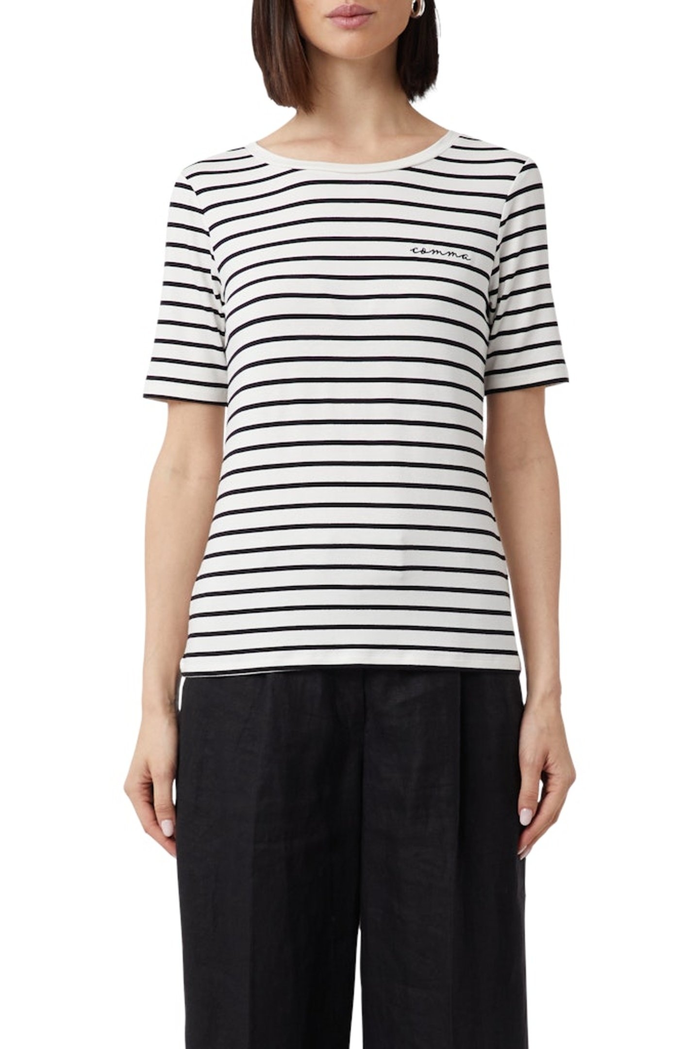 COMMA T-SHIRTS BLACK 2