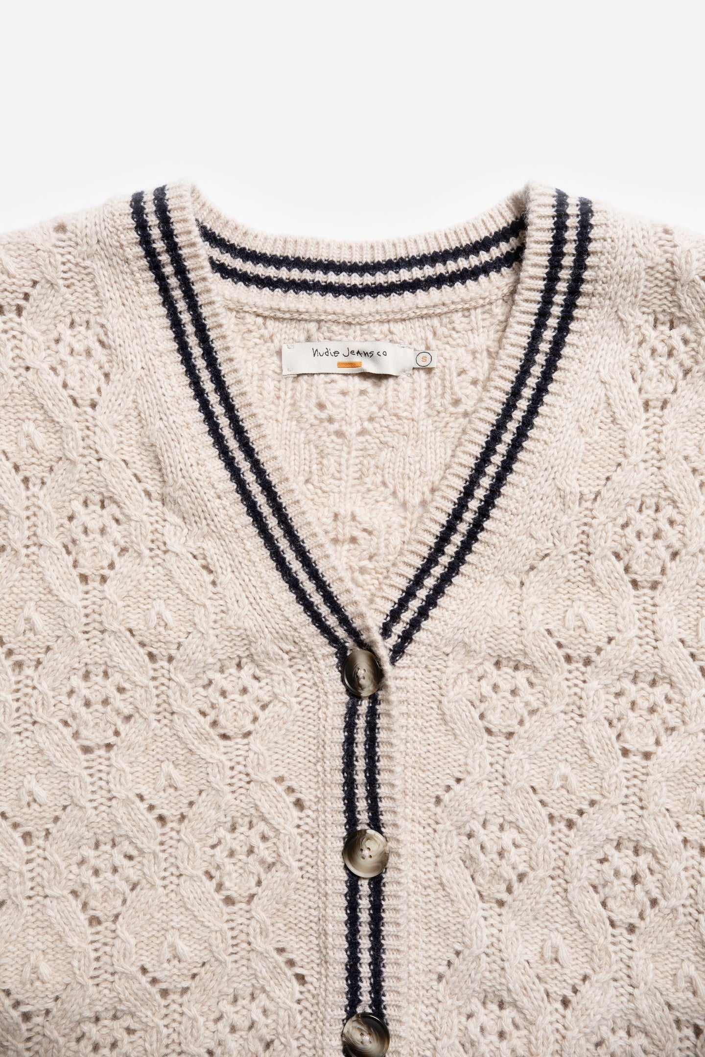 KIM POINTELLE KNIT VEST OAT 6