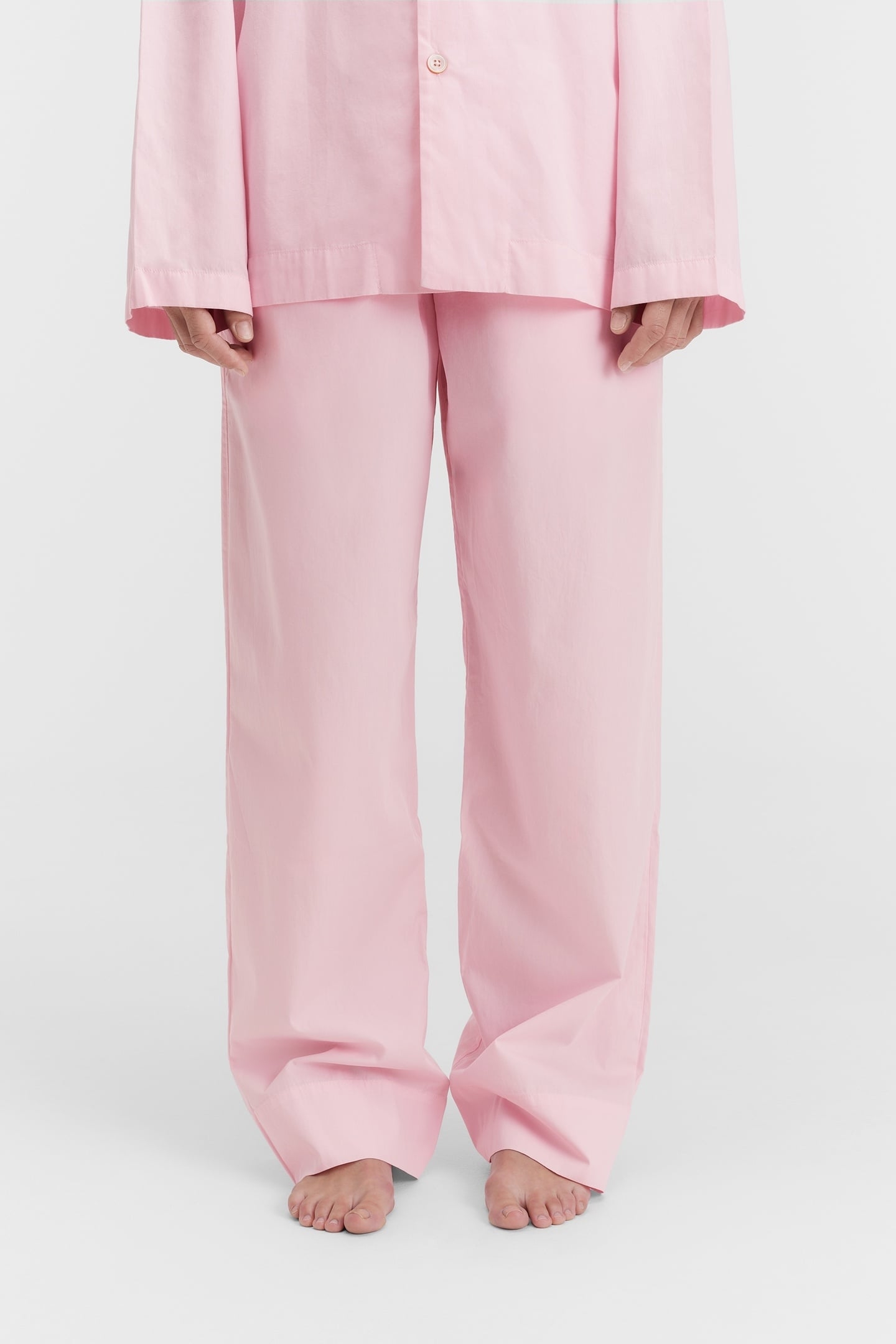 UNISEX POPLIN, PYJAMAS PANTS SOFT PINK 2