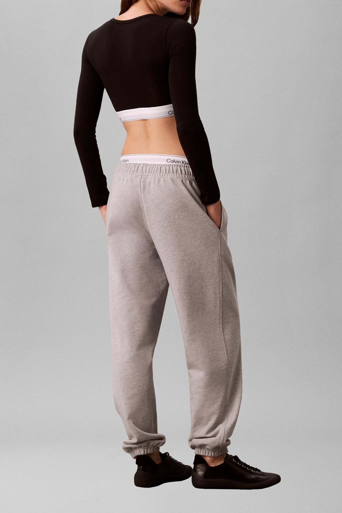 MONOLOGO FOIL FRENCH SWEATPANTS HEROIC GREY 3