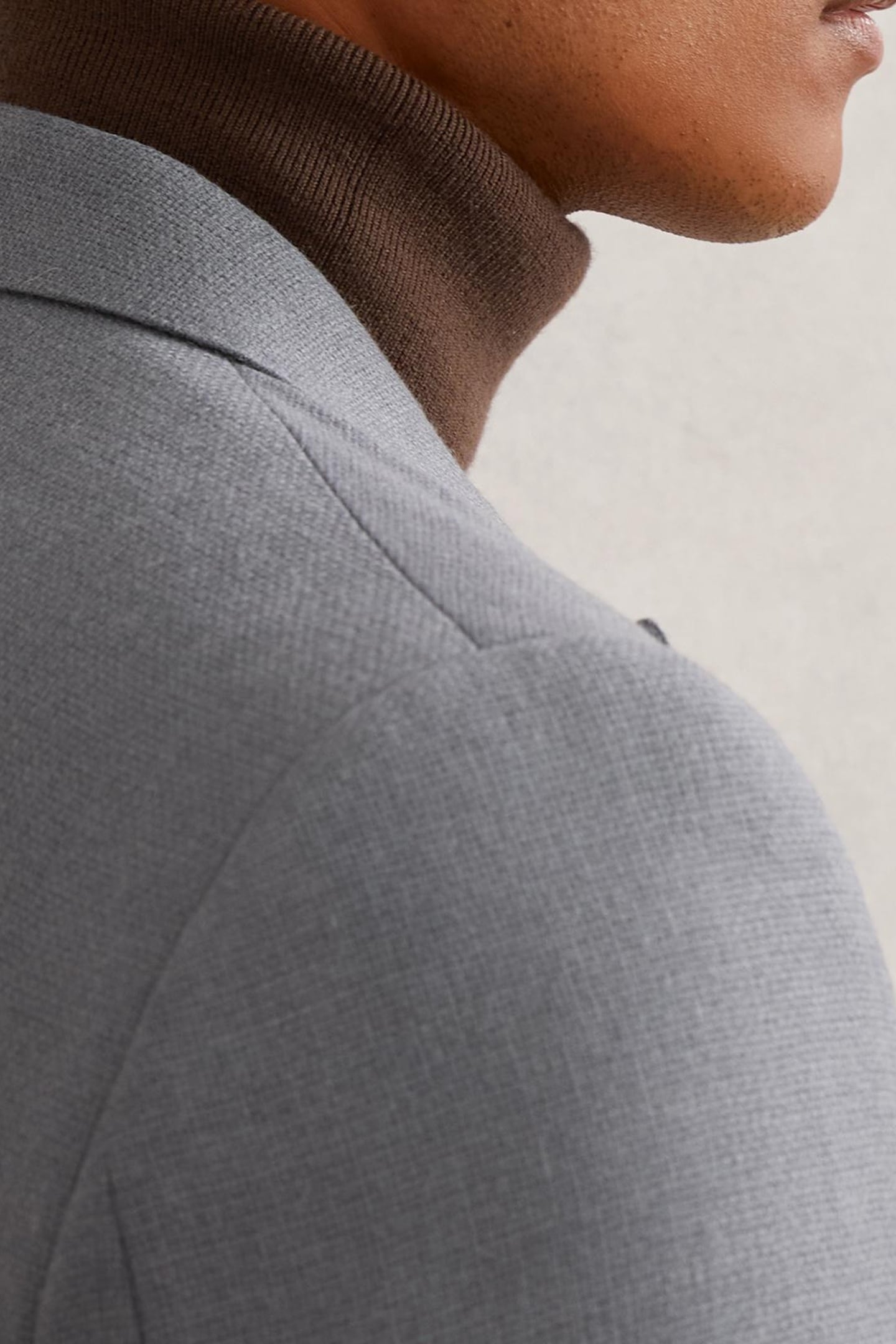 DB PEAK TEXTURED BLAZER AIRFORCE BLUE 5