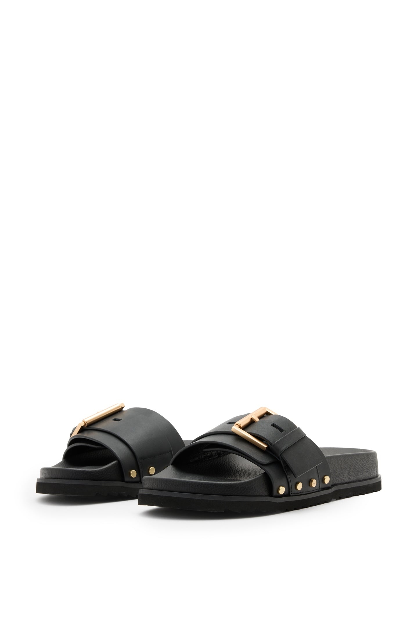 ELLIE STUD SLIDER BLACK 2