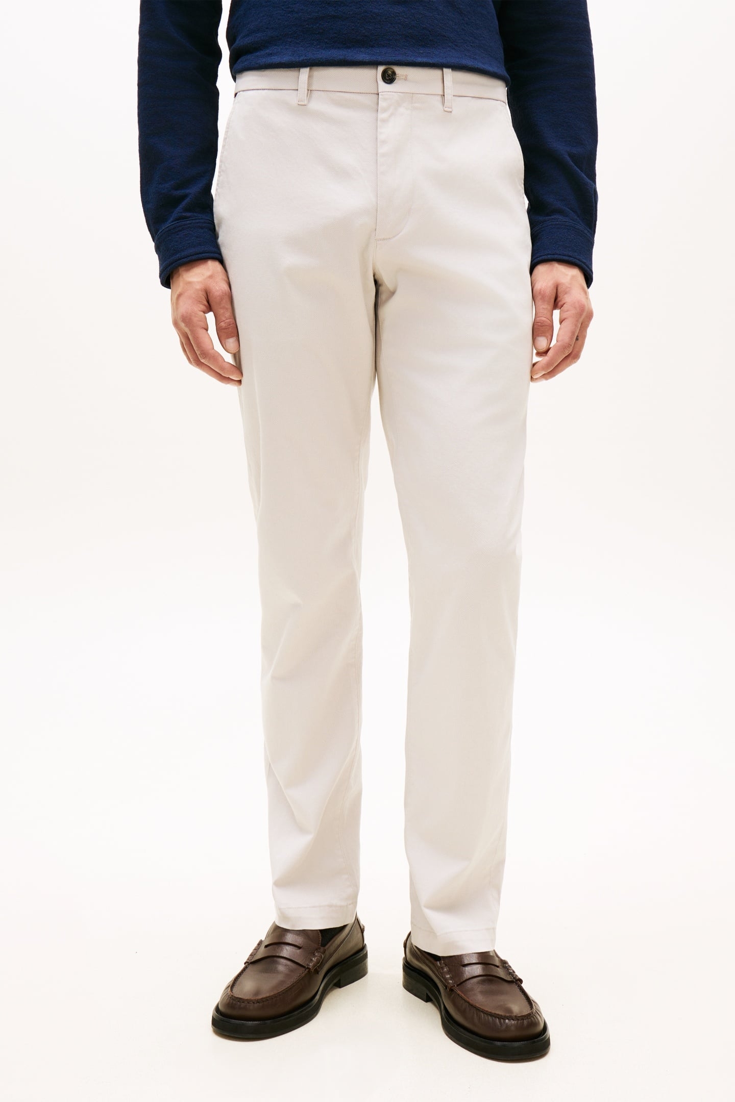 DENTON PRINTED CHINO OCTOBER GREY 1