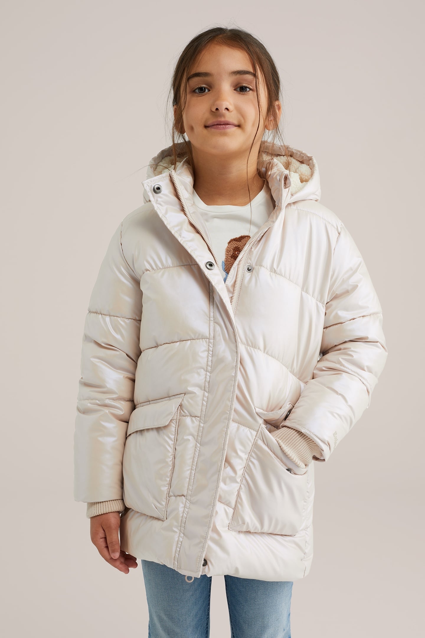 JACKET MIDLONG ECRU 1