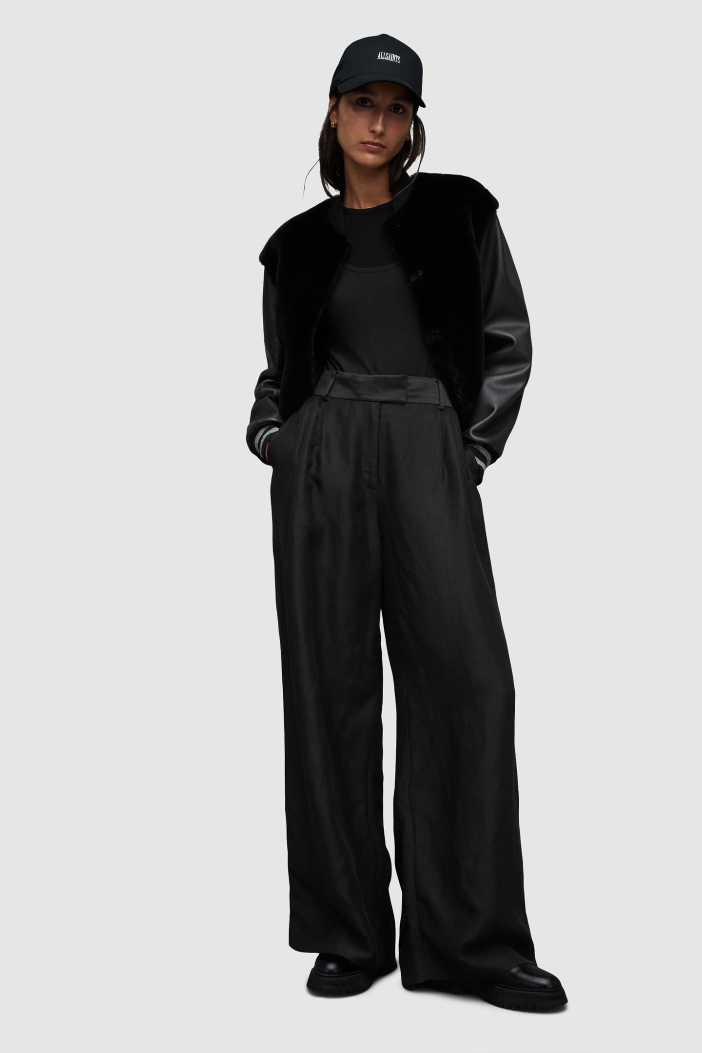 MARGOT BASEBALL JKT BLACK 1