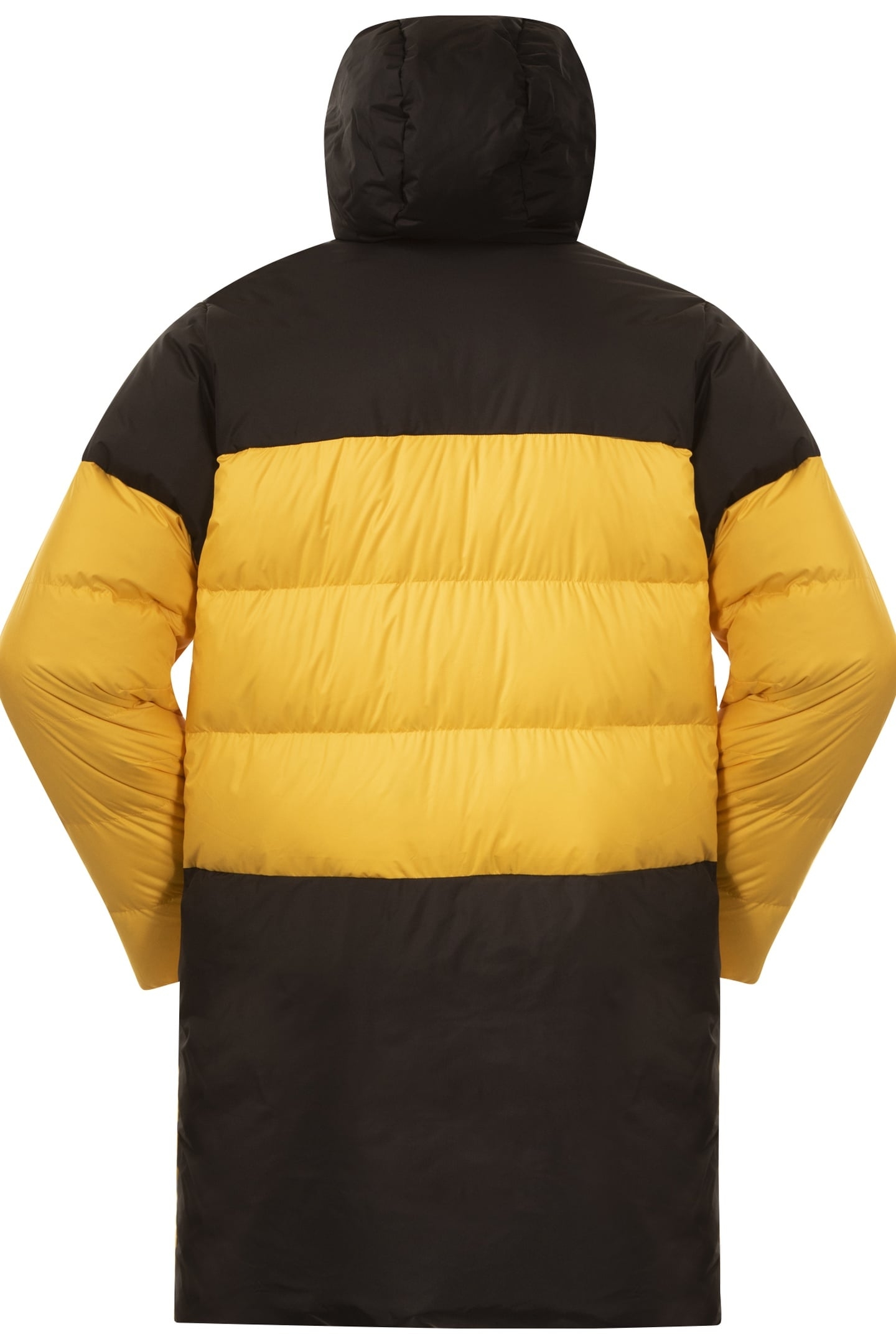 UNISEX OSLO URBAN DOWN PARKA LIGHT GOLDEN YELLOW/BLACK 3