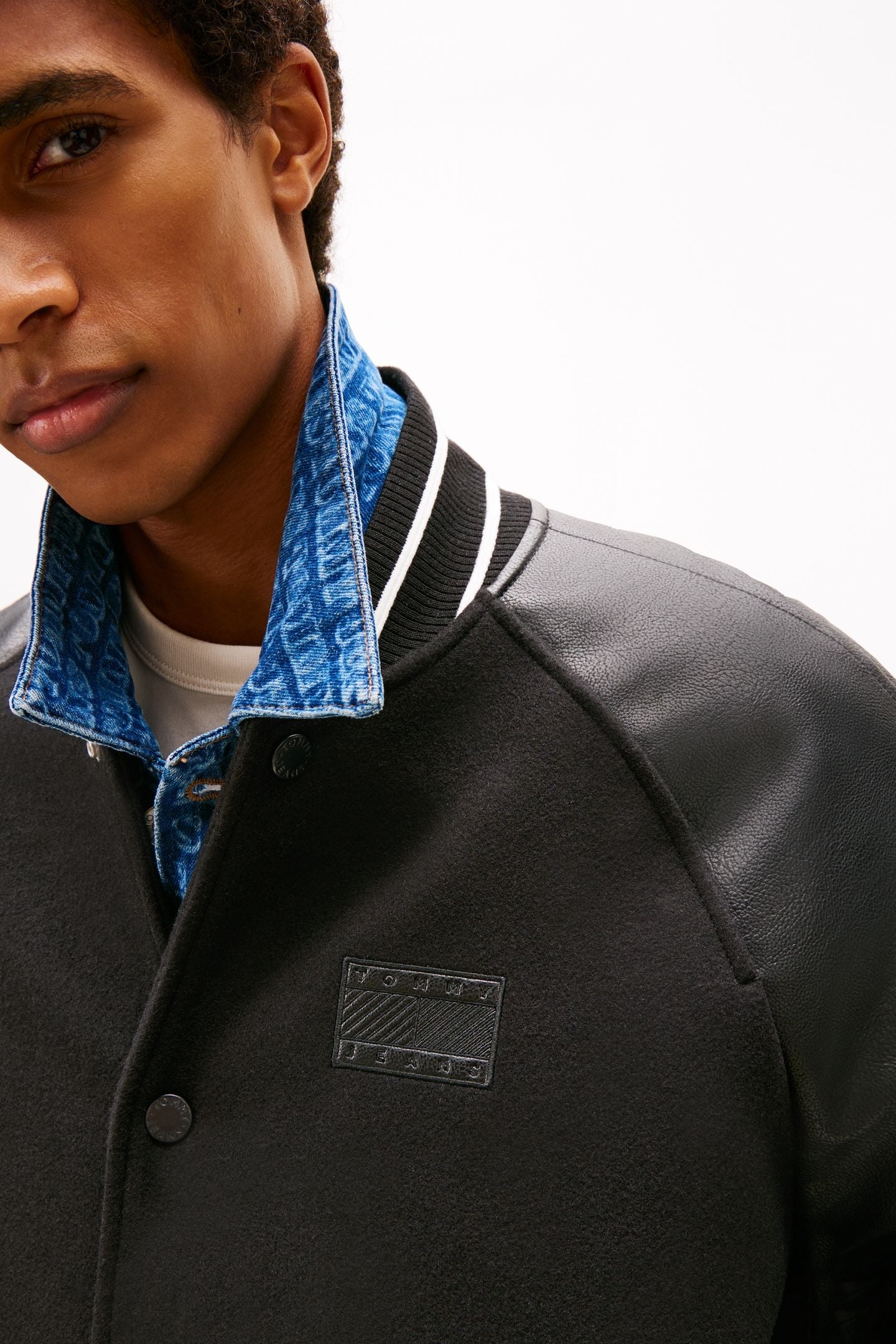 FLAG VARSITY JACKET BLACK 4