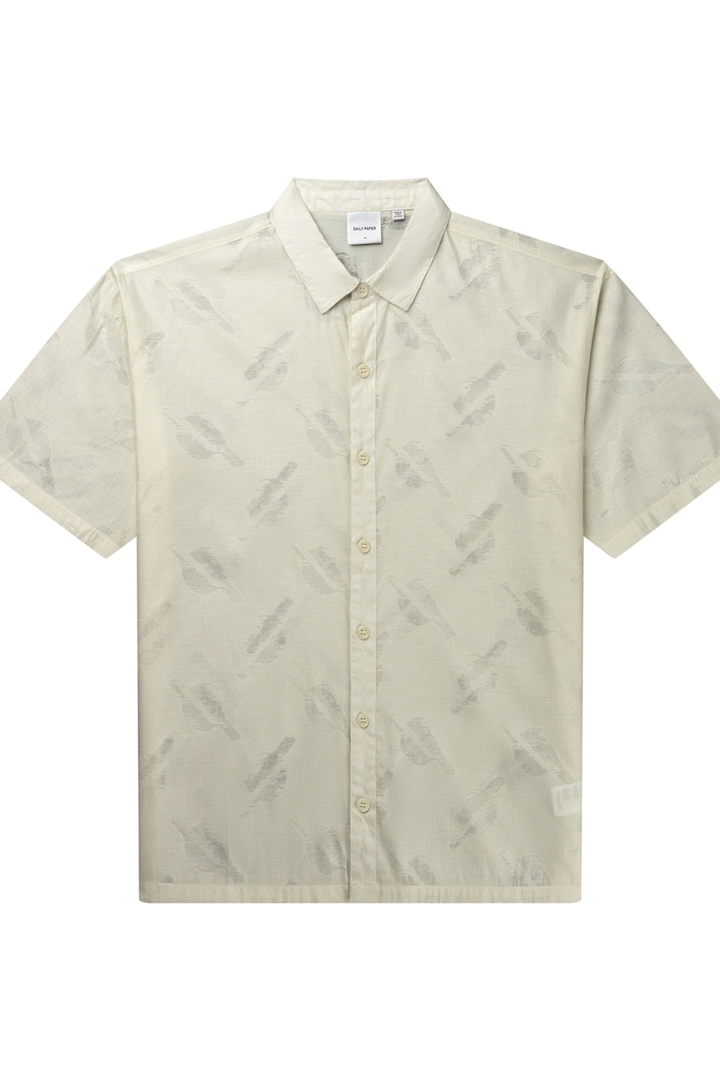 SALIM RELAXED SHORT SLEEVE SHIRT FROST WHITE 5