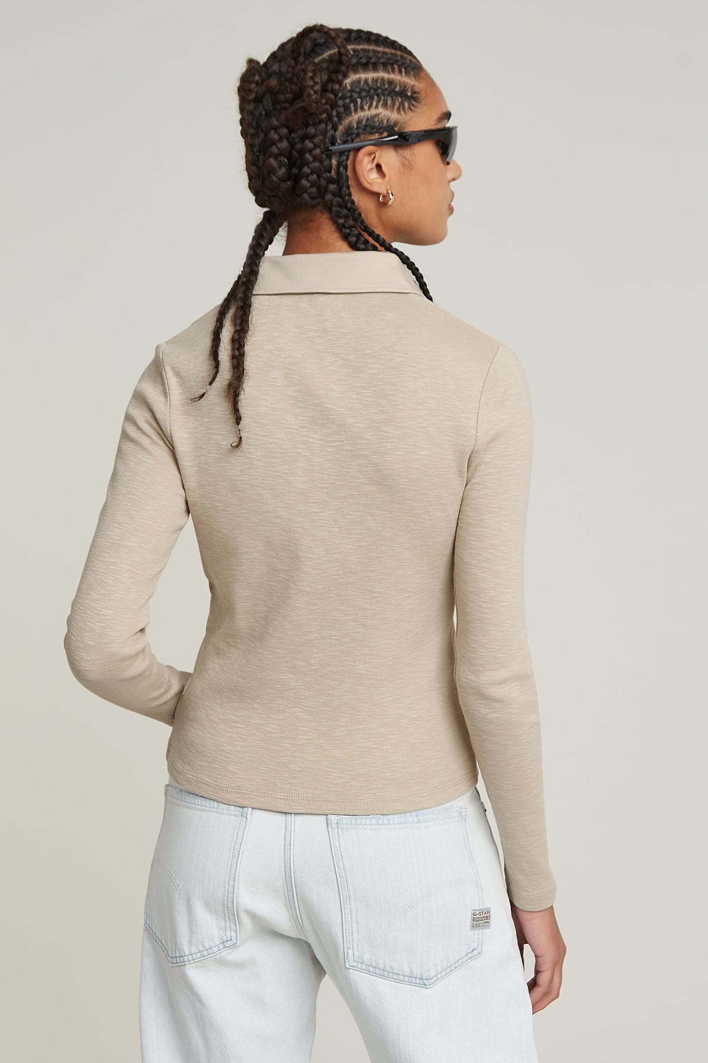 POLO SLIM L\S DK BRICK 3