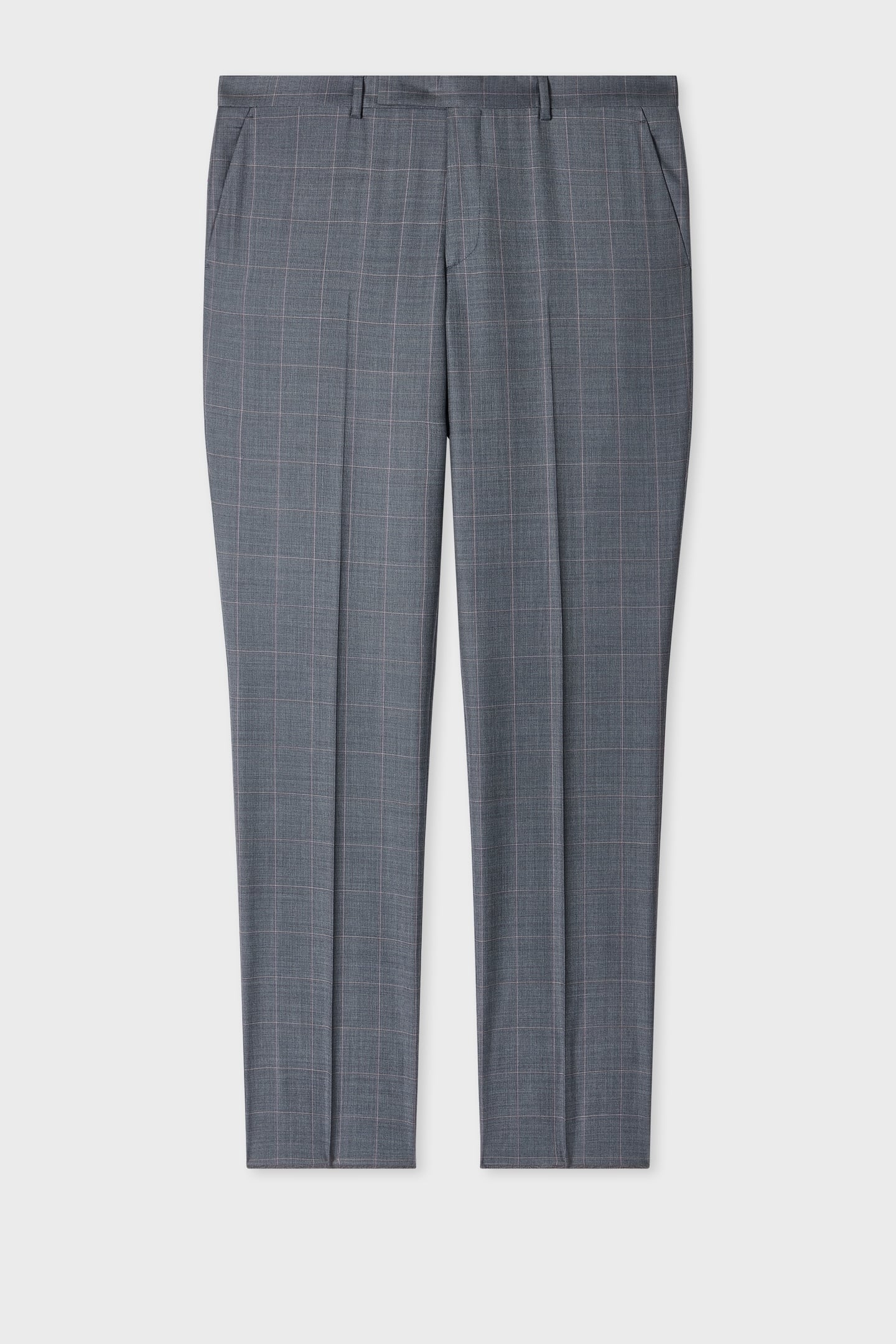 TAILORED FIT 2 BUTTON SUIT GREYISH BLUE 2