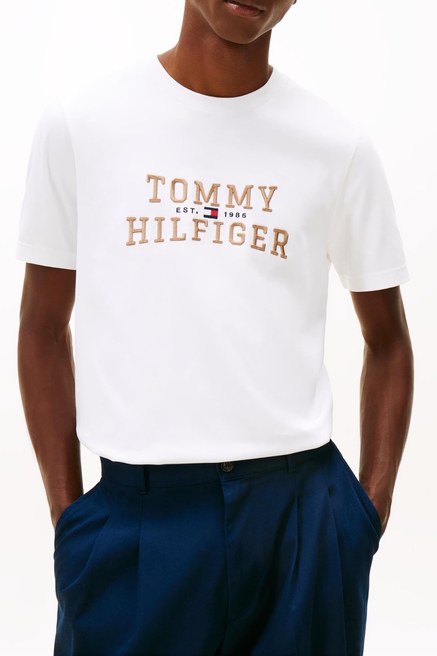 ICON INTERLOCK TEE WHITE 1