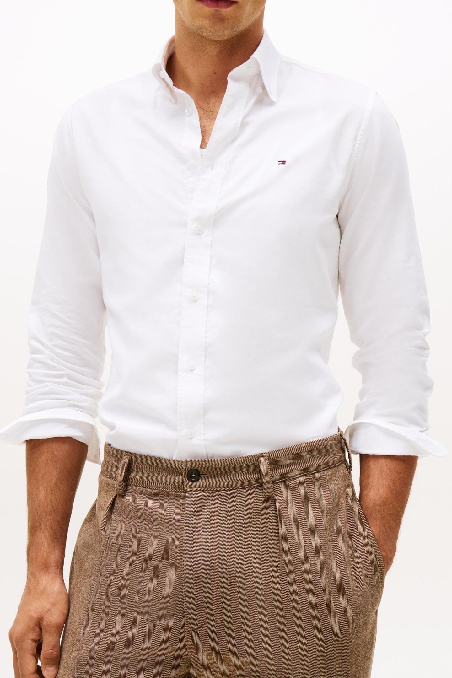 OXFORD BUTTON-DOWN SHIRT OPTIC WHITE 1