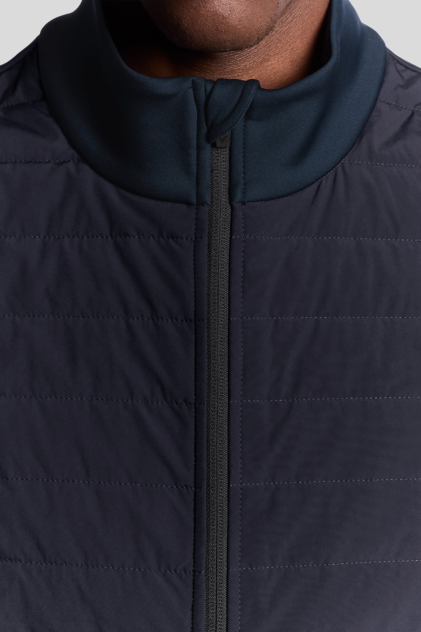 GOLF WINDJAMMER FULL ZIP VEST DARK NAVY 5