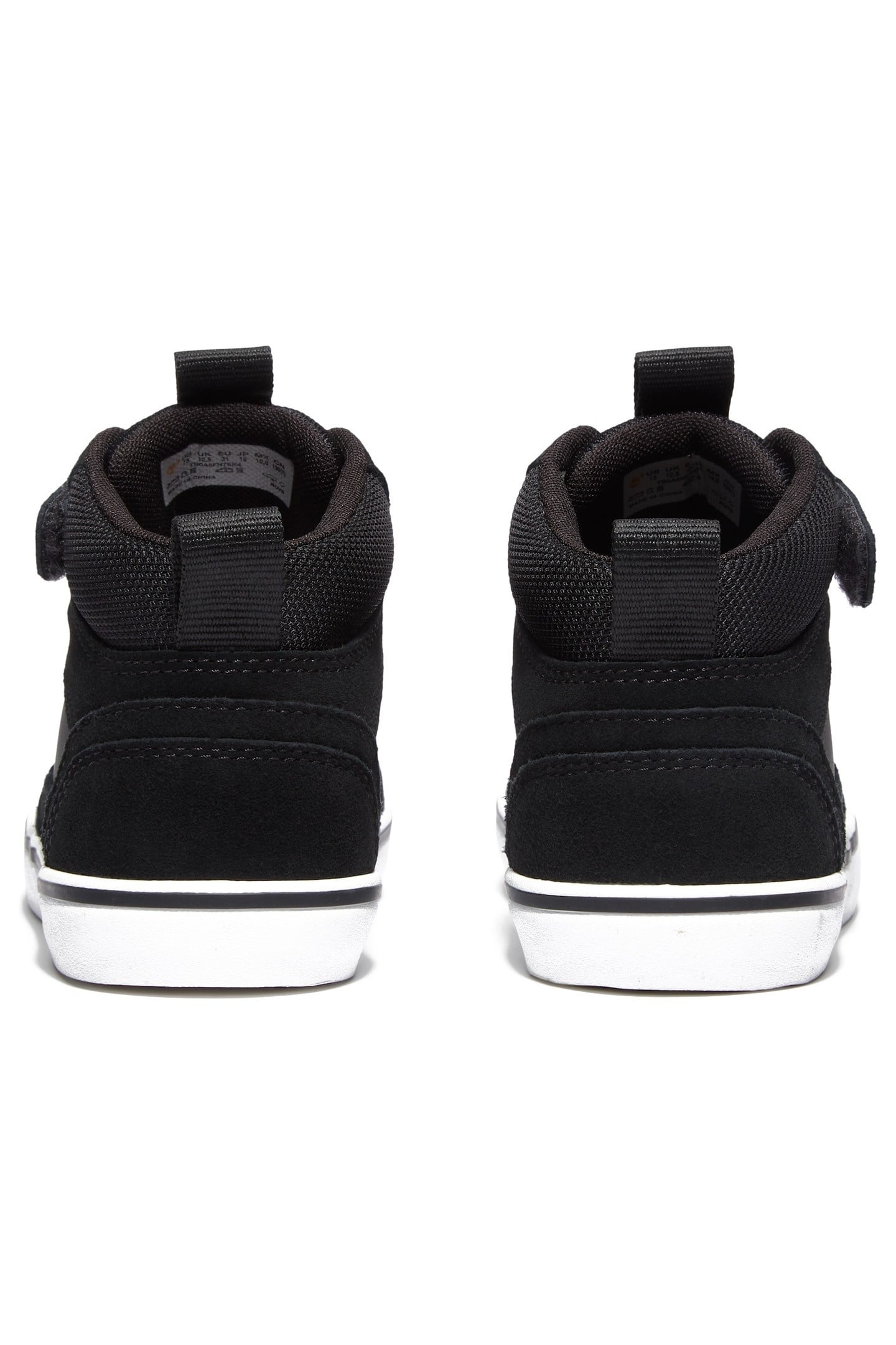 STONE JUMP MID HOOK & LOOP SNEAKER BLACK SUEDE 6