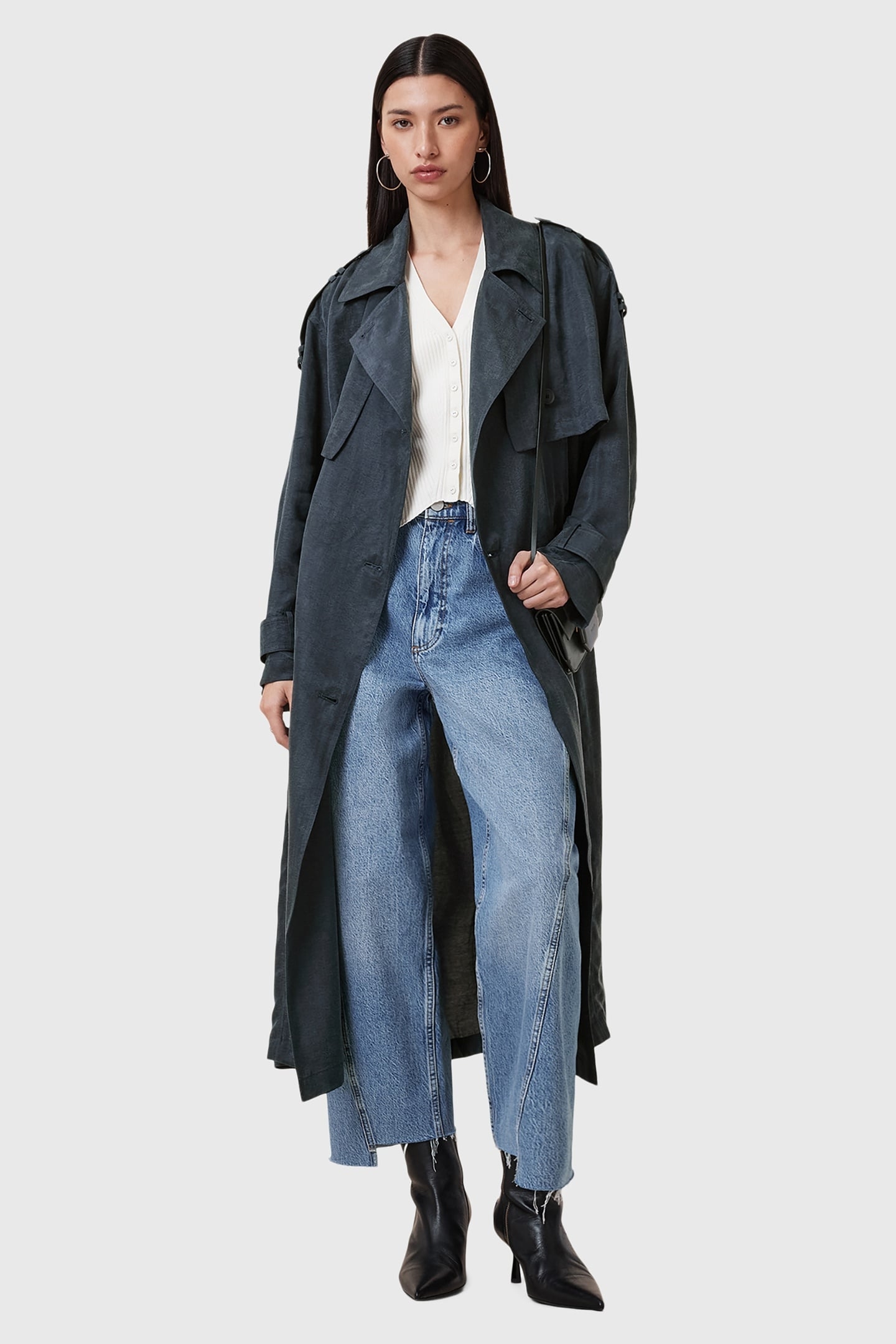 LINNIE TRENCH BLUEBERRY BLUE 6