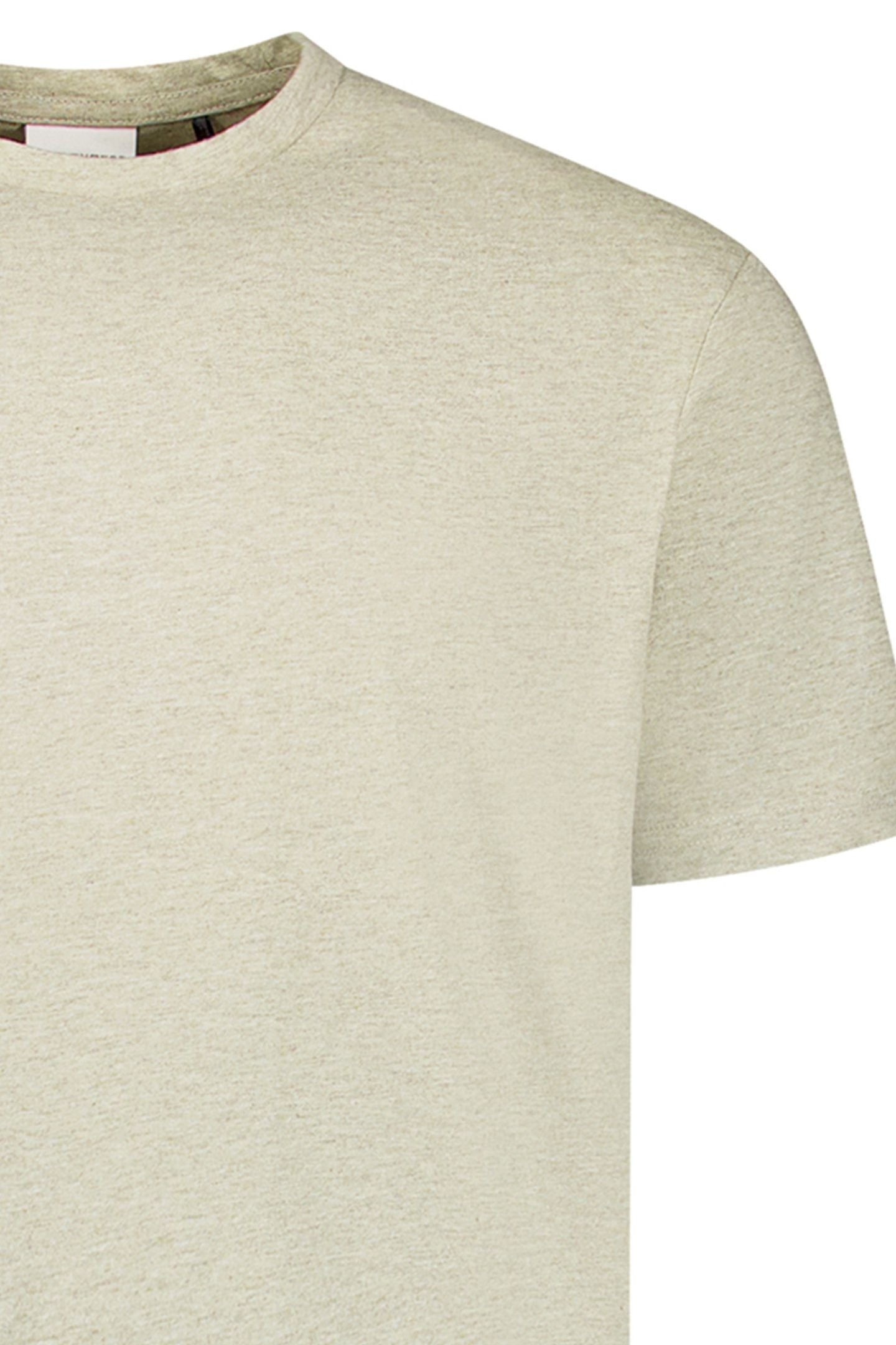 T-SHIRT CREWNECK MELANGE TAUPE 3
