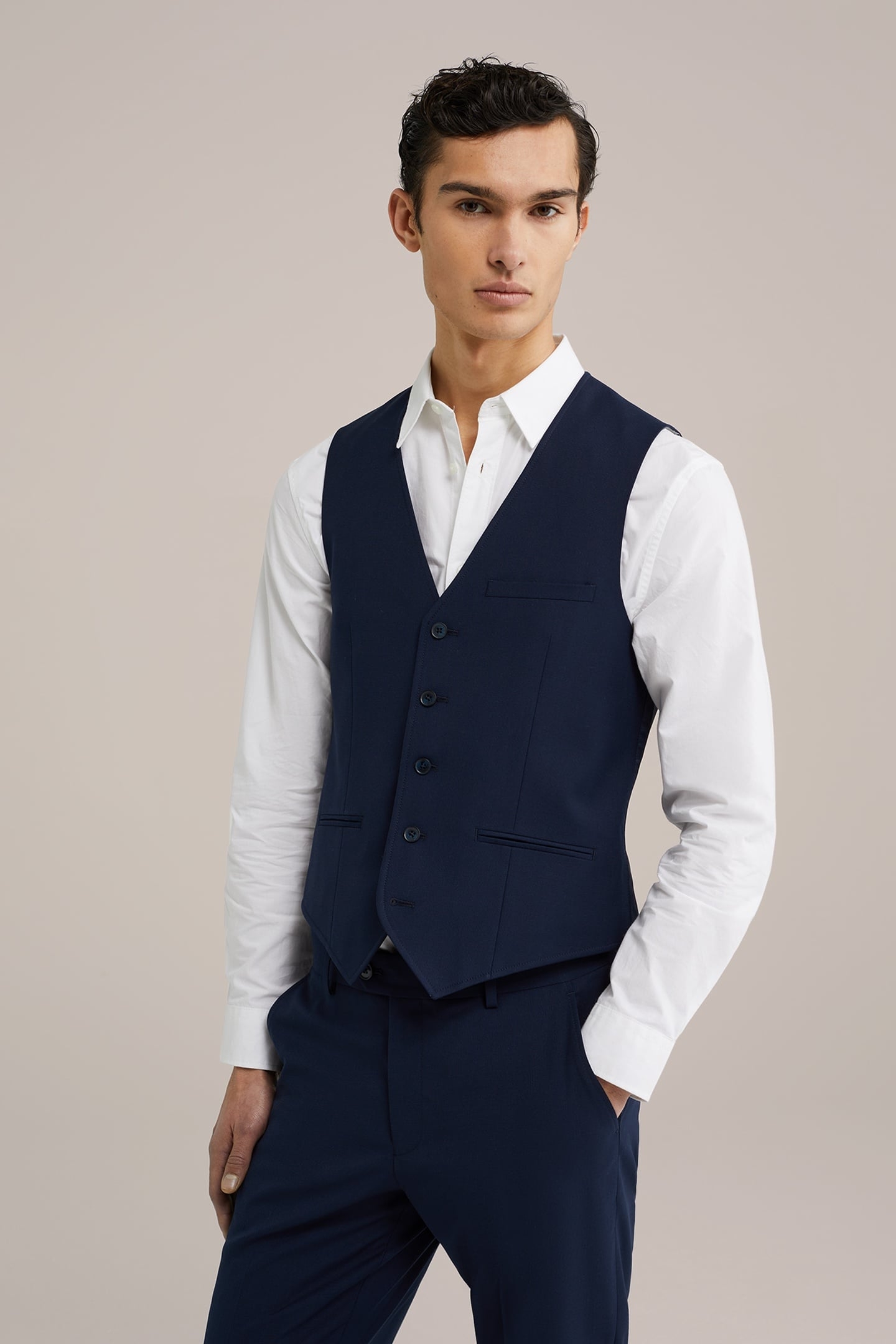 WAISTCOAT DARK BLUE 1