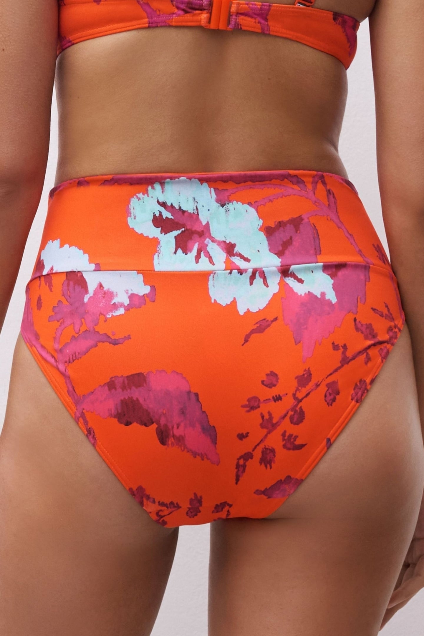 SW BO. FULL BRIEF STD HIGH W. PAINTED FLOWERS 6