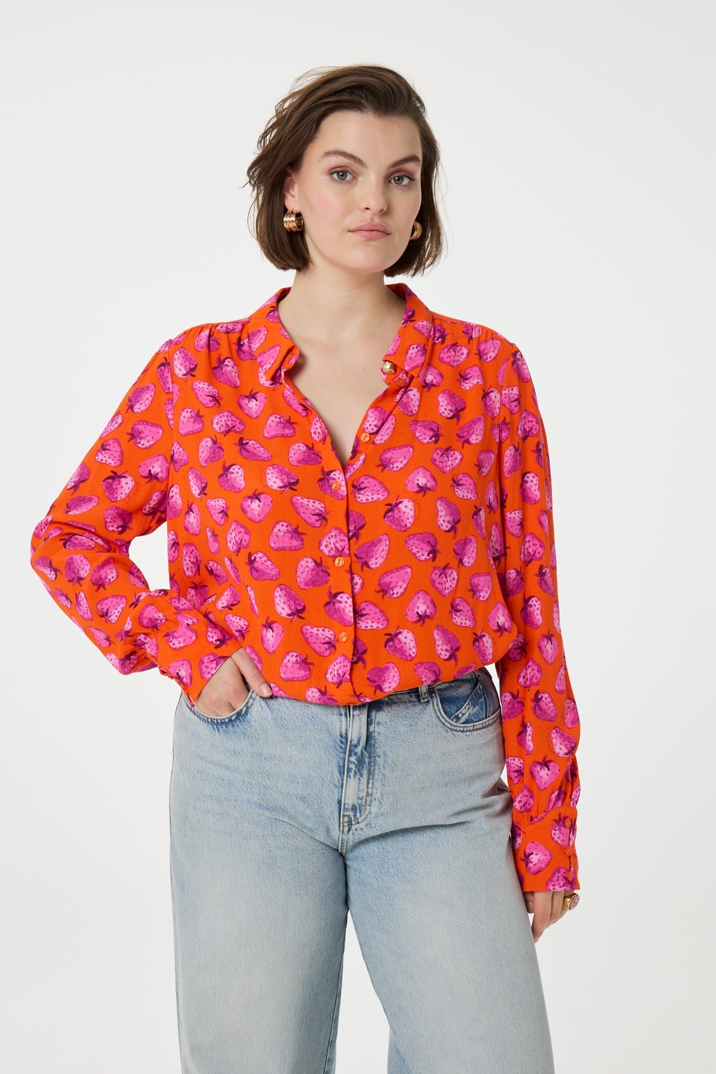 COCO BLOUSE TANGERINE/PINK DREAM 2