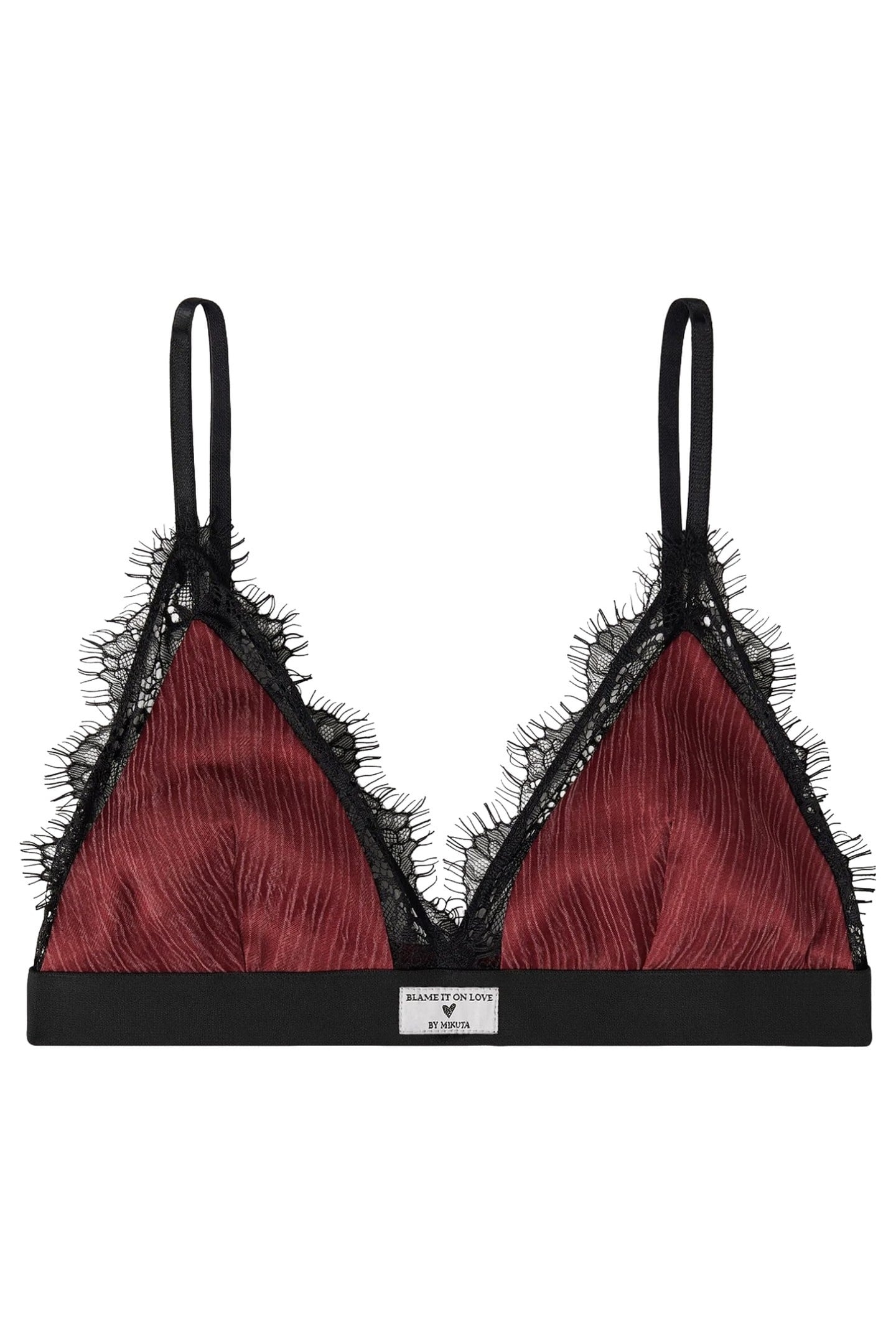 THE RED CRINKLE BRALETTE RED 1