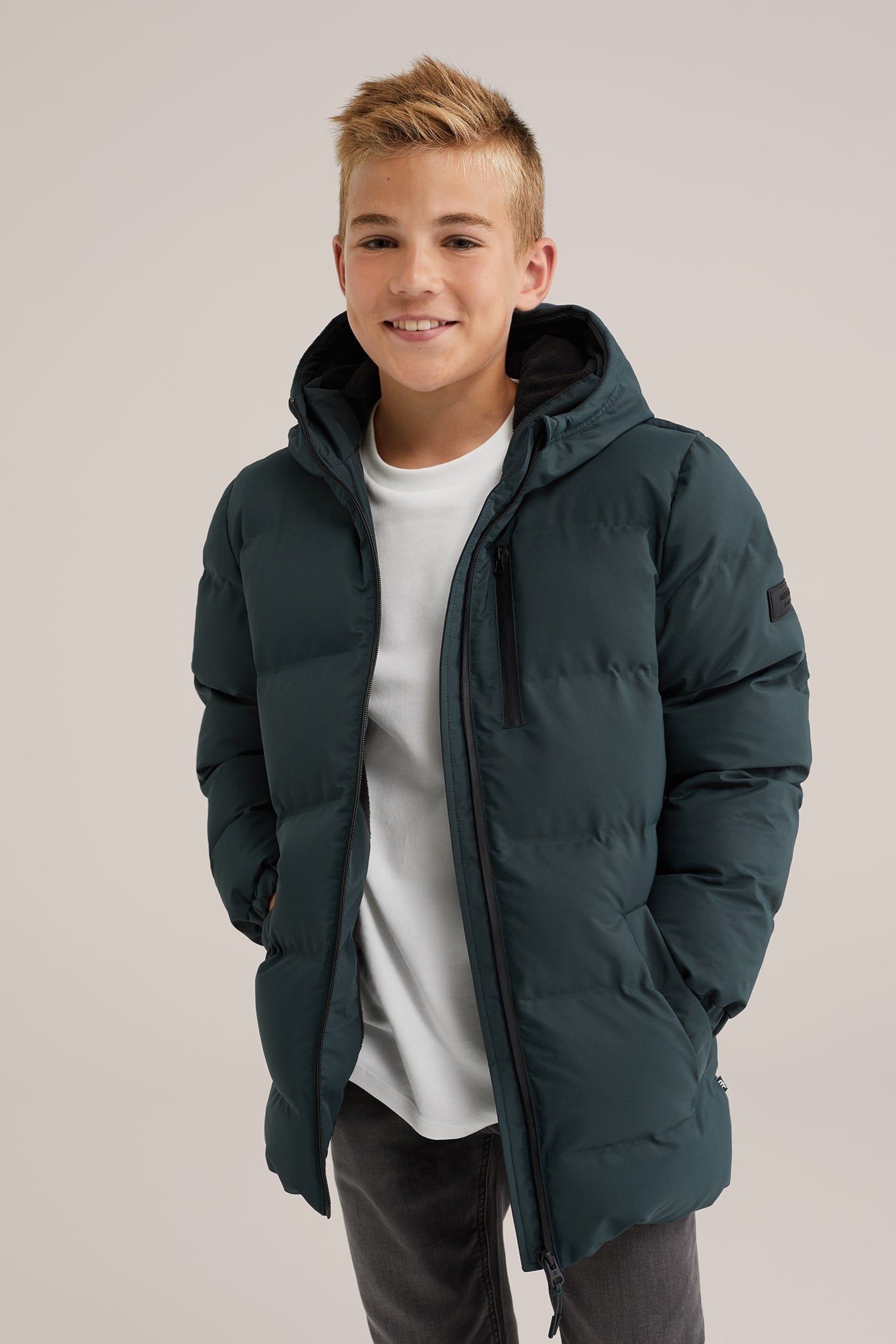 JACKET MIDLONG DARK GREEN 1