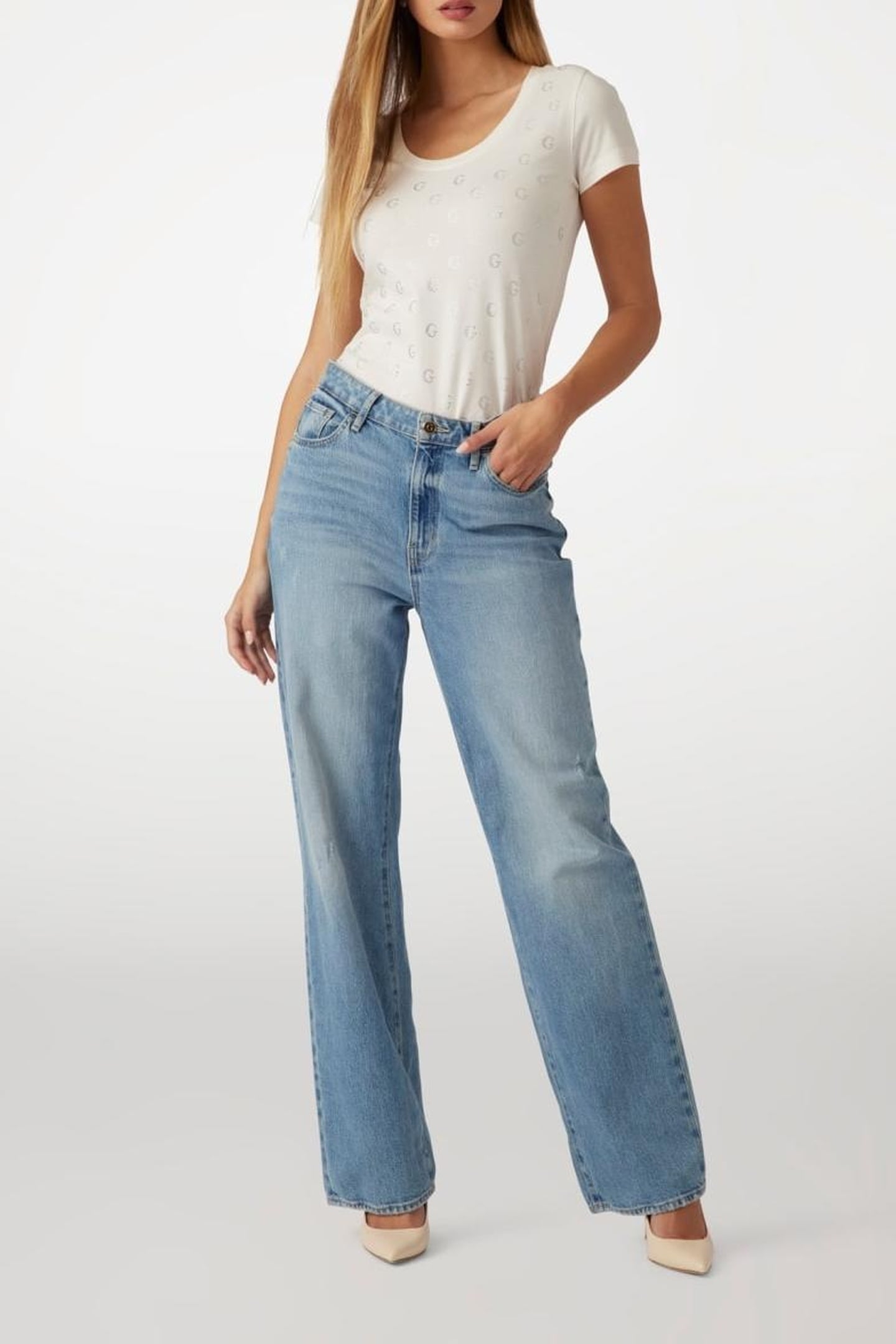 GUESS ECO CN SS EMBELLISH G LO OCEAN SALT 1