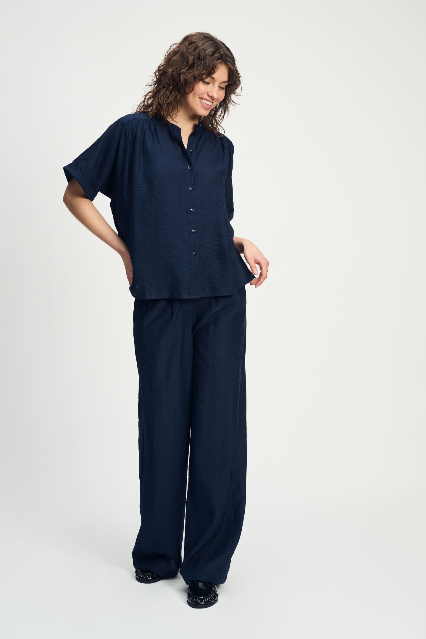 BLOUSE - DEEP DARK BLUE 2