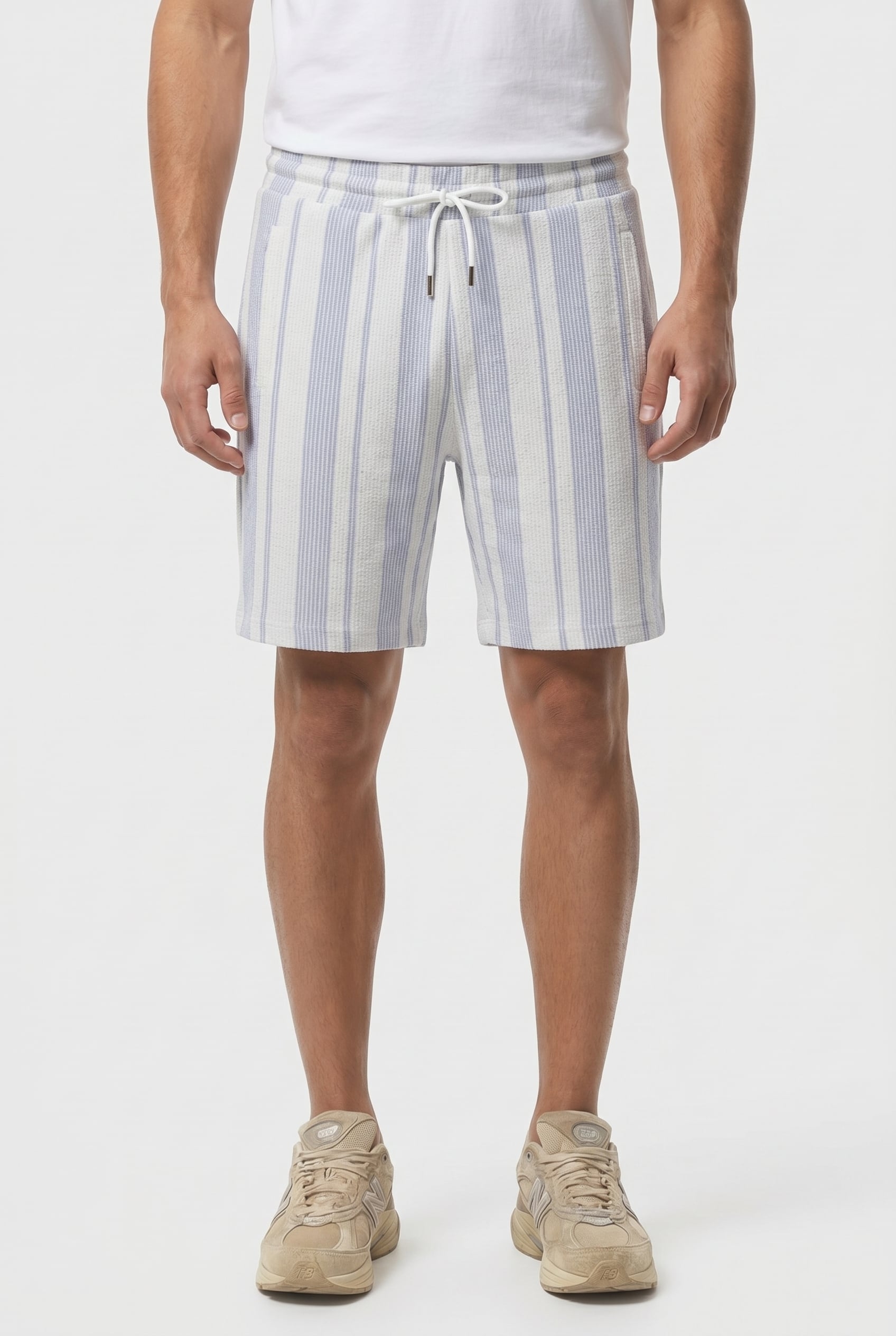 CO-ORD SHORT BLUE/WHITE 1