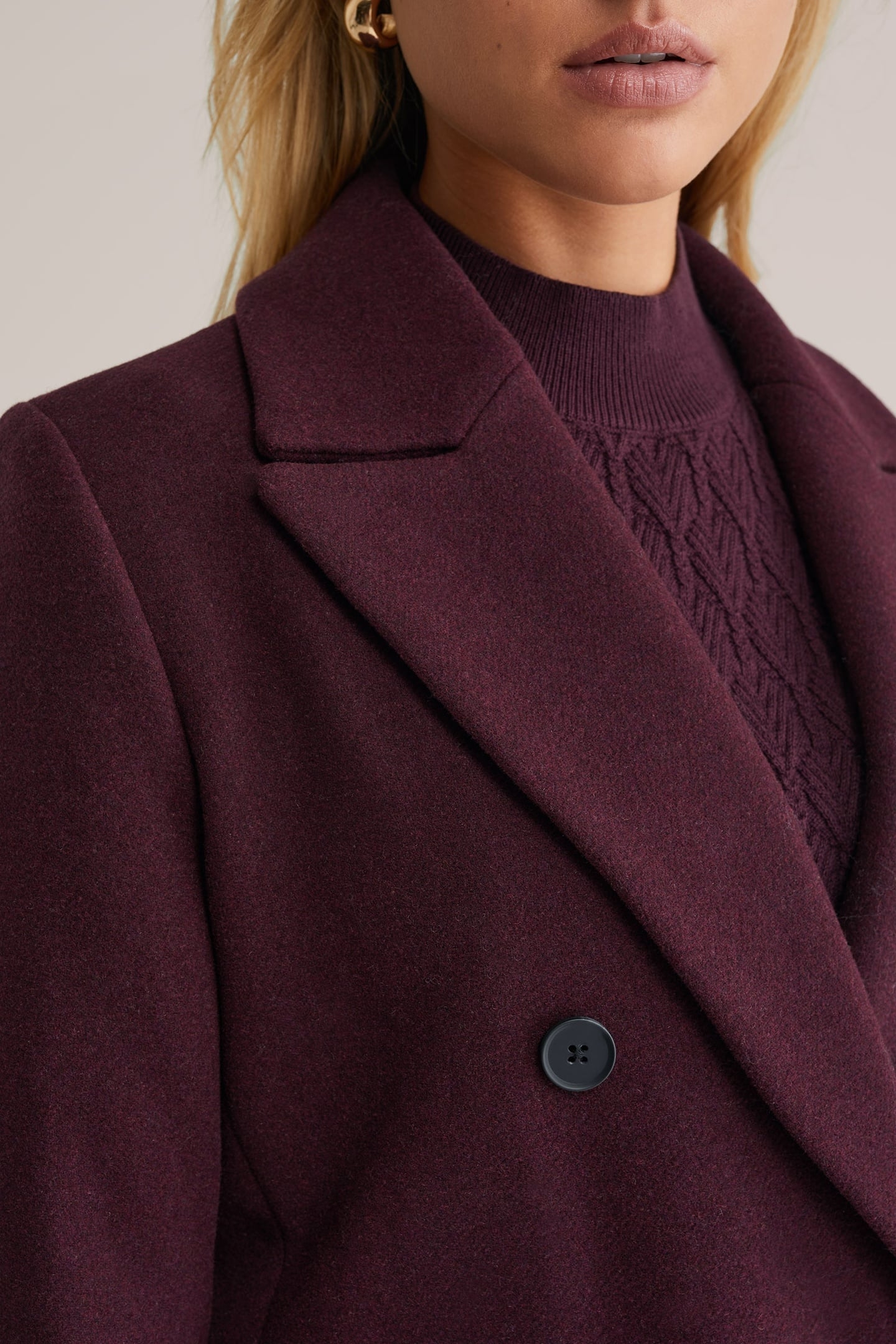 COAT BURGUNDY RED 5