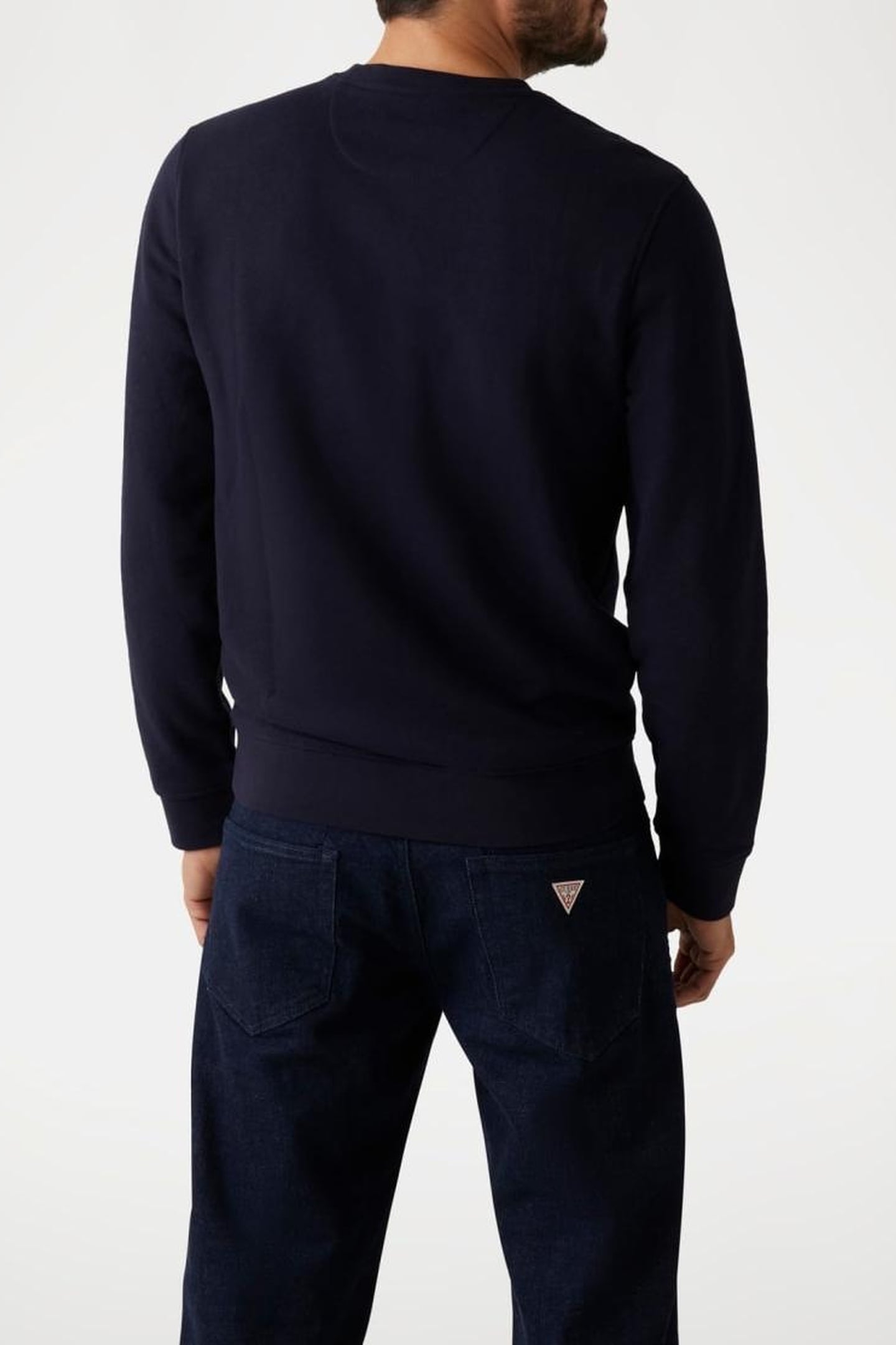 GUESS ECO BEAU CN SWEATSHIRT SMART BLUE 3