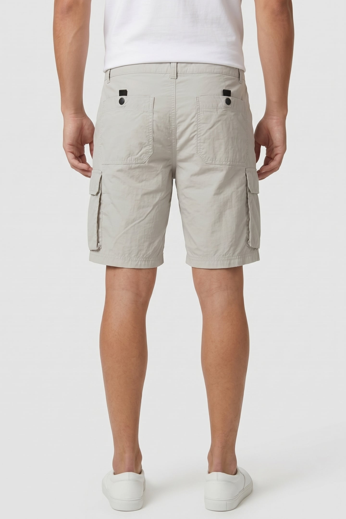 ALISTEALF SHORTS LIGHT GREY 2