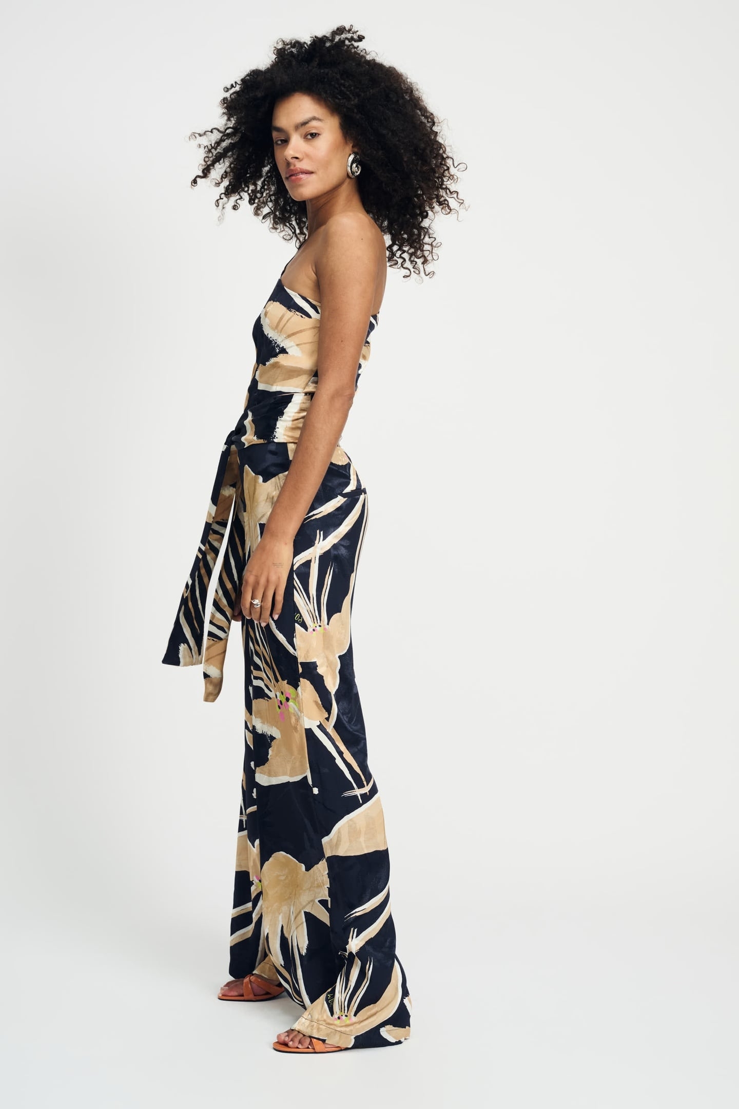 JUMPSUIT - ONE SHOULDER ARTISAN SAND 6